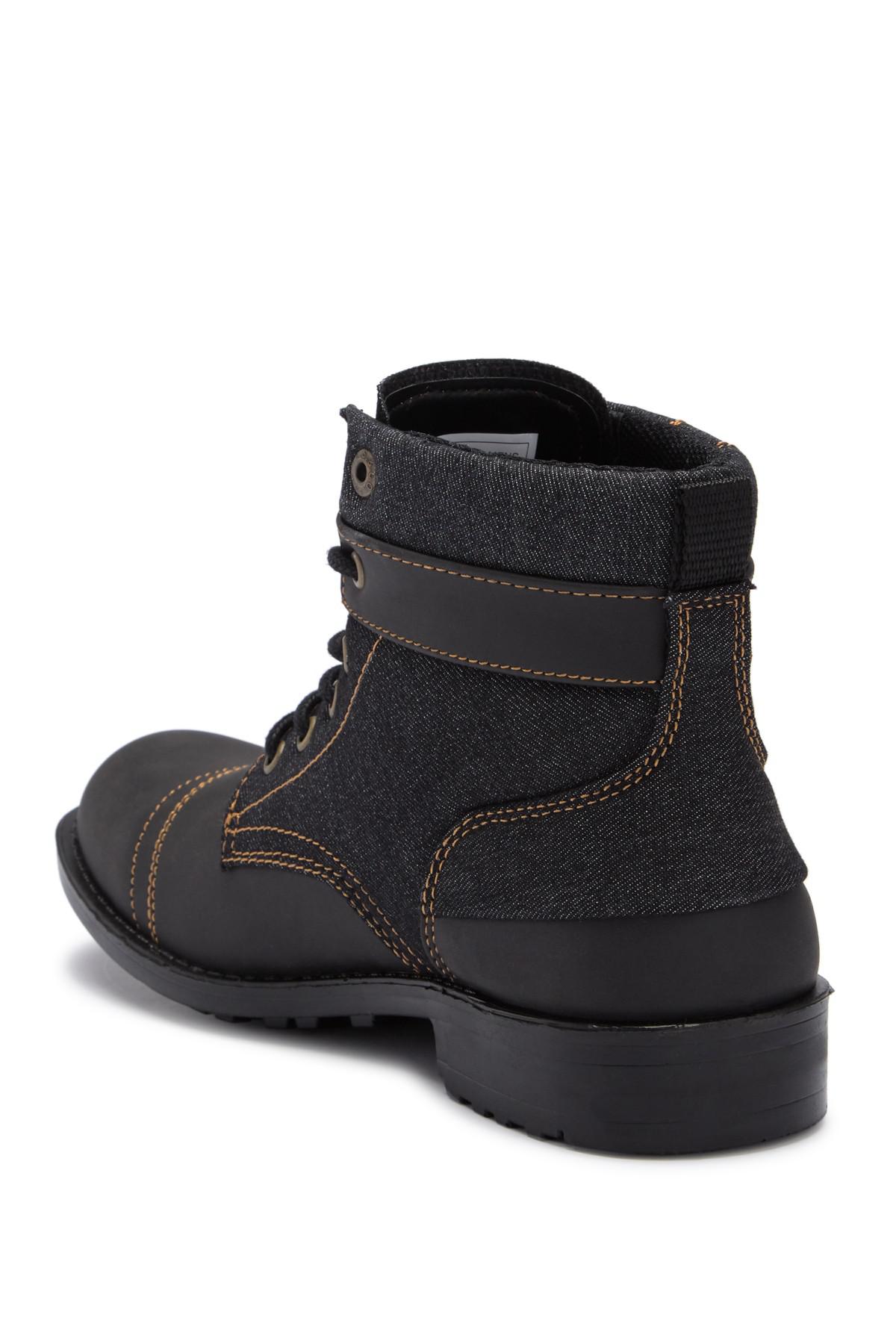 Levi's Artesia Denim Boot in Black for Men | Lyst