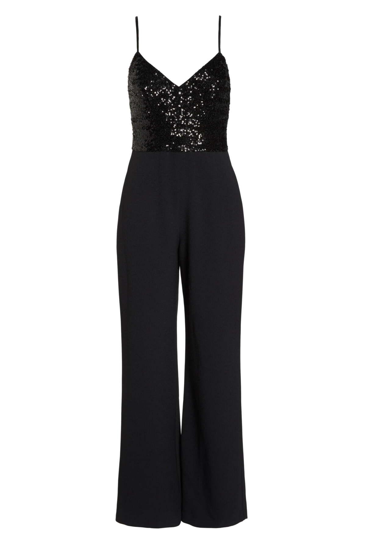 eliza j jumpsuit sequin