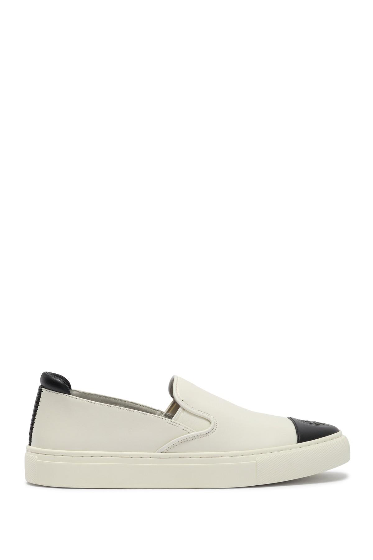 tory burch color block slip on sneaker