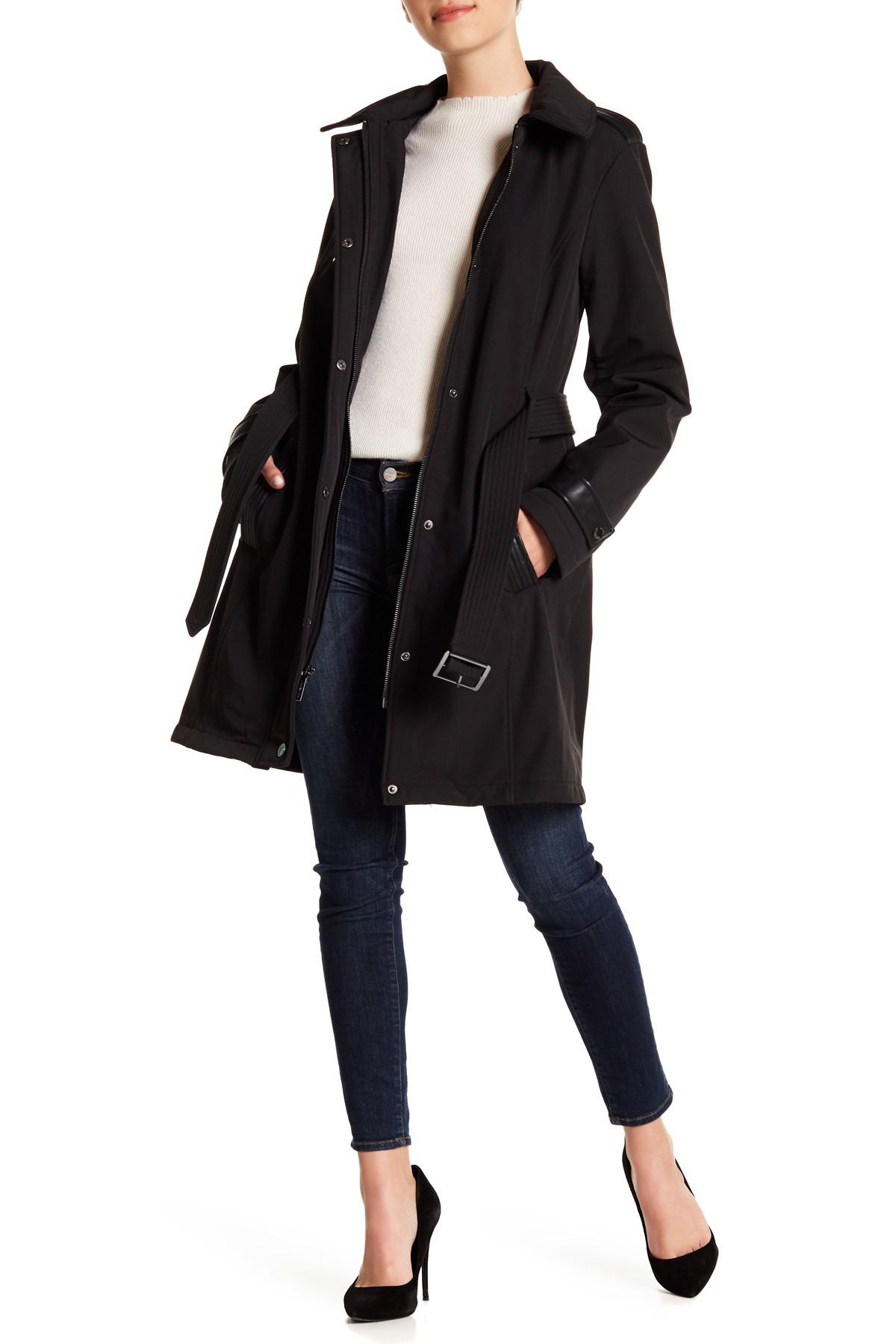 michael kors missy hooded belted coat