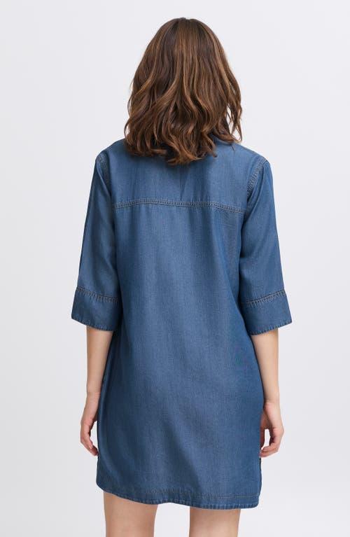 b young denim dress B. Young Kosmo Shirt Dres, Light Blue Denim