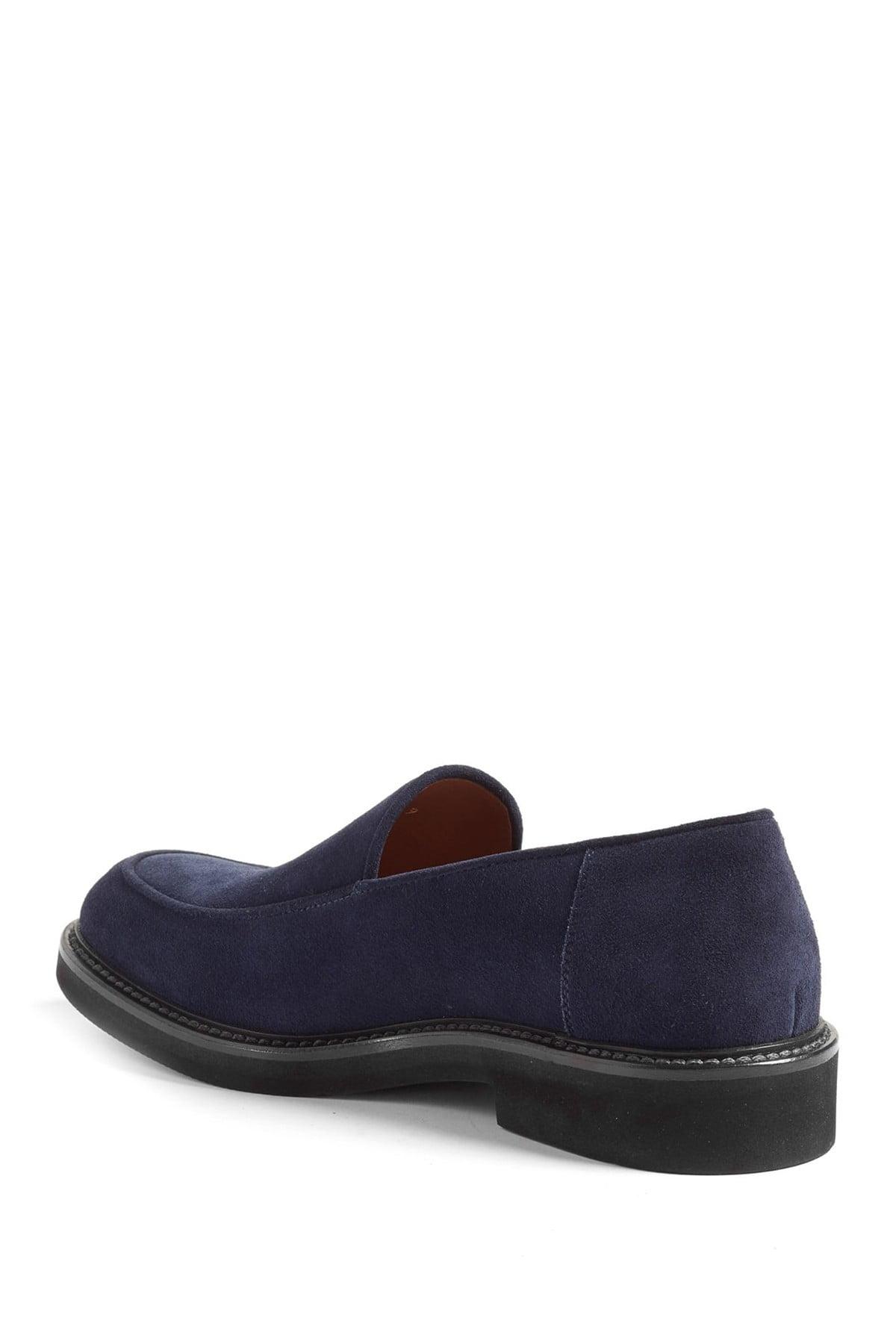 aquatalia suede loafers