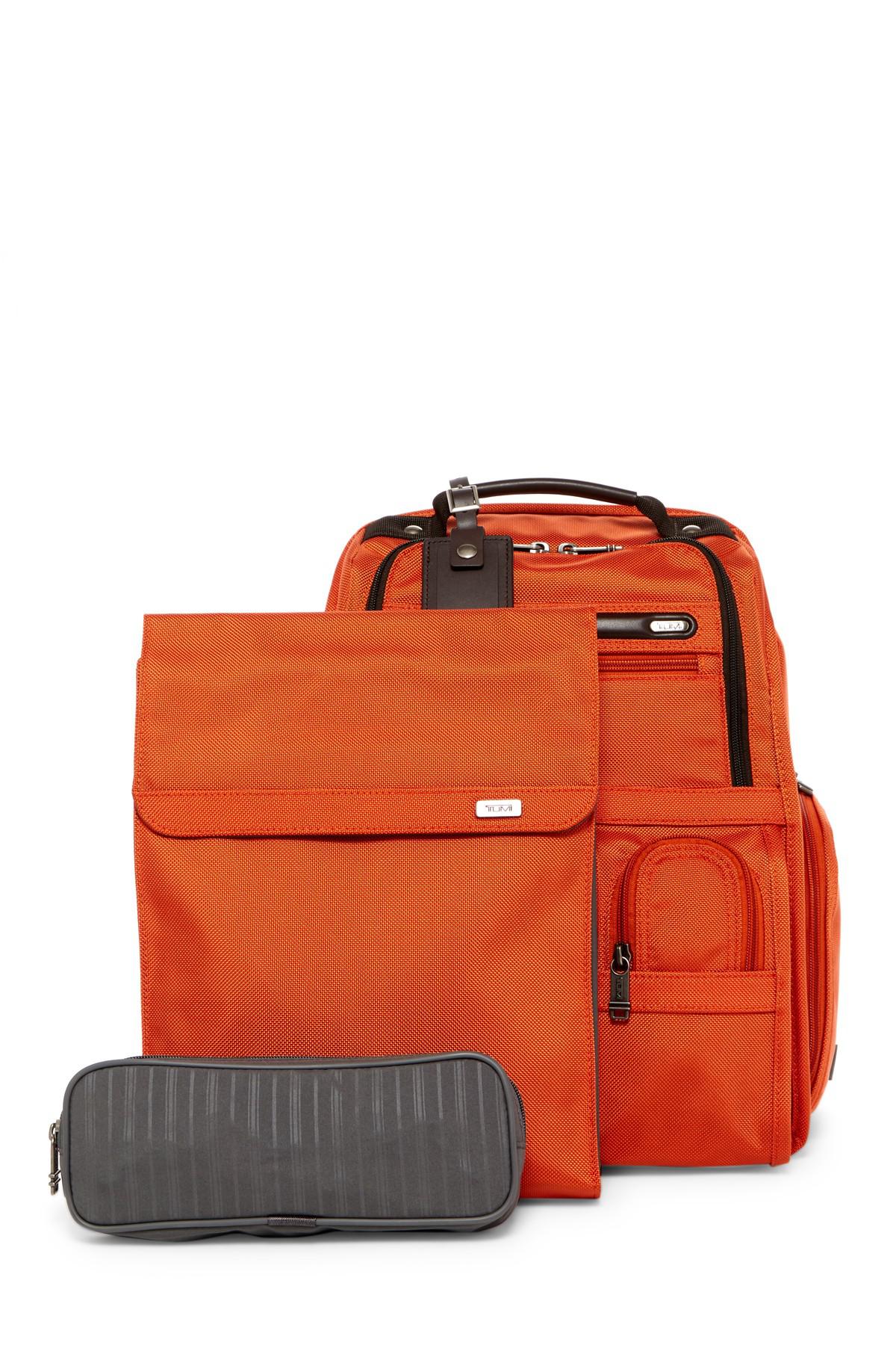 tumi compact nylon laptop brief pack