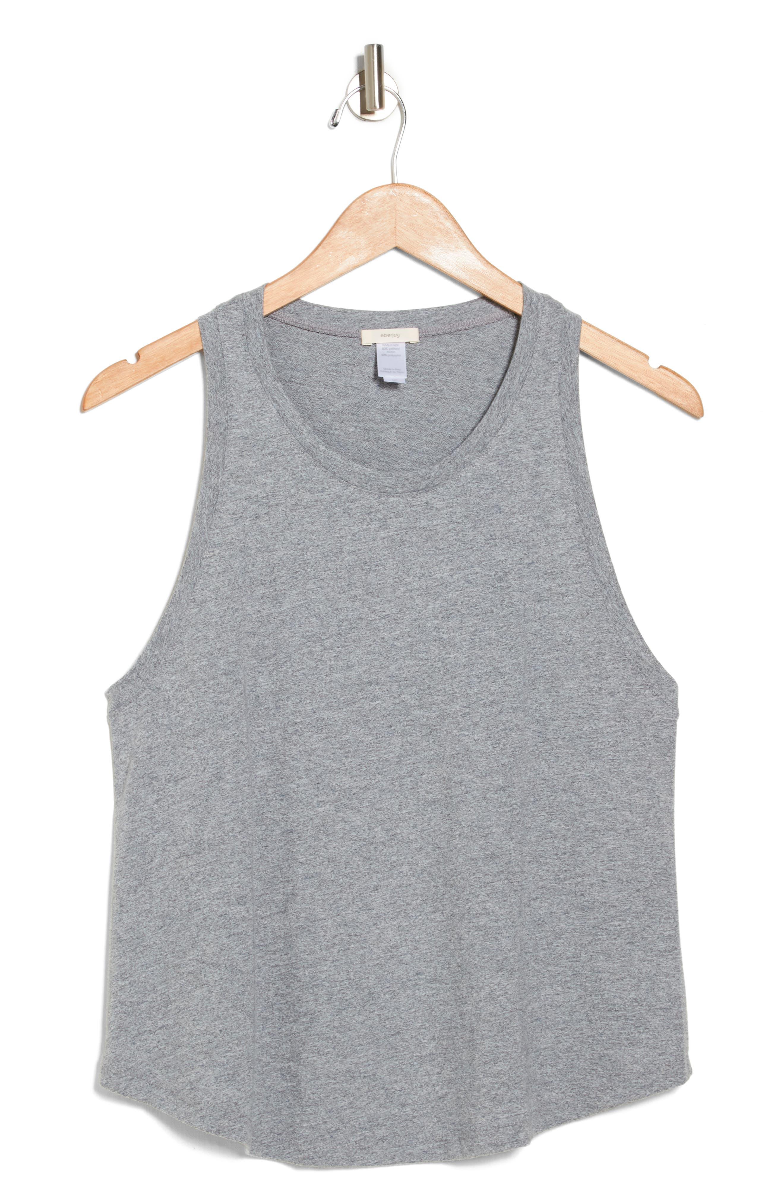 Eberjey Heather Day Tank in Gray Lyst