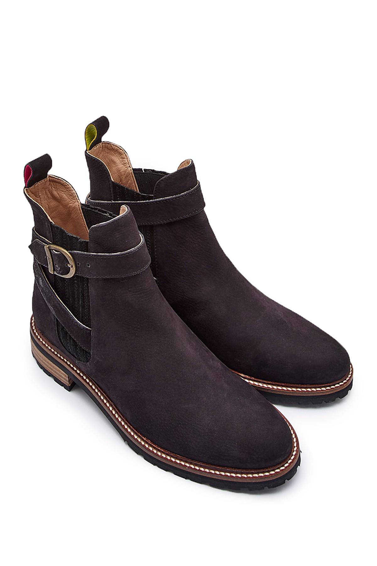 joules leather hiker boot