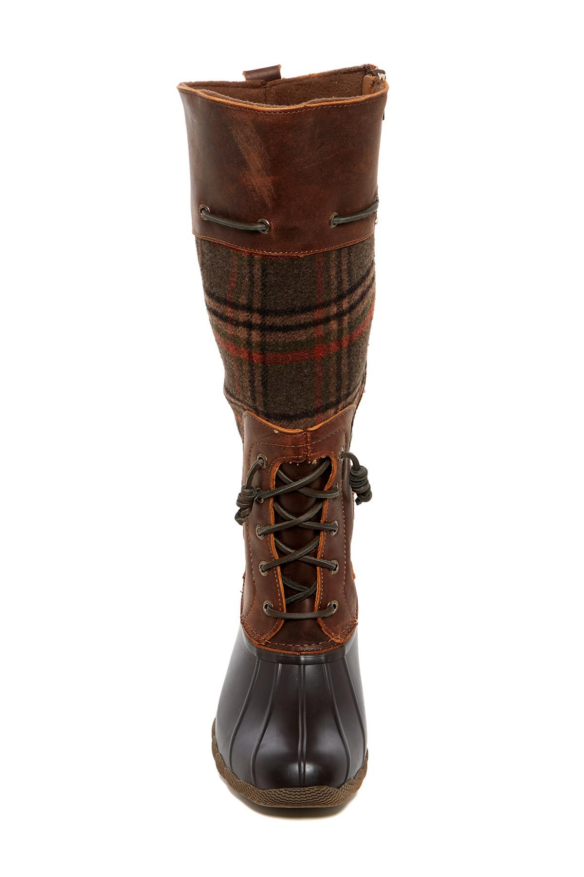 Tall sperry shop rain boots