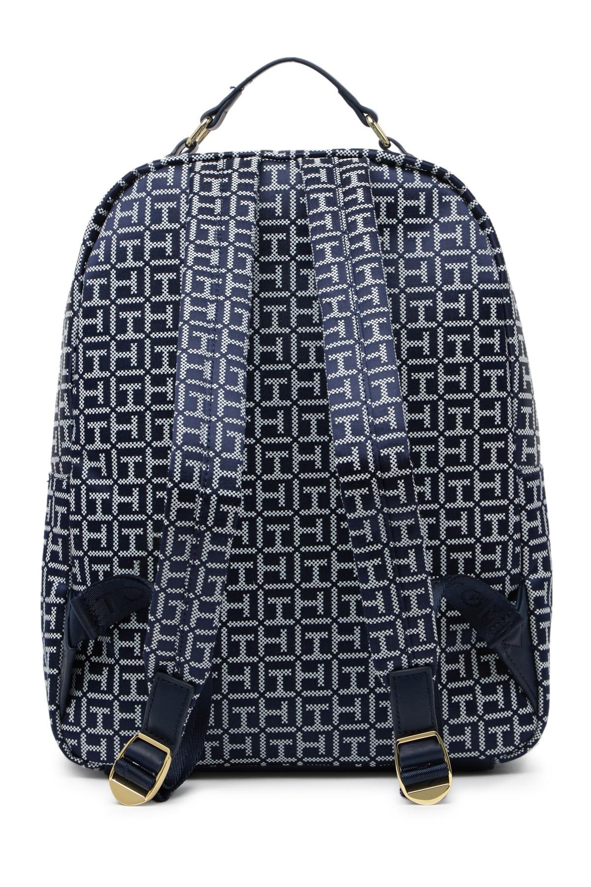 tommy hilfiger alva quilted backpack