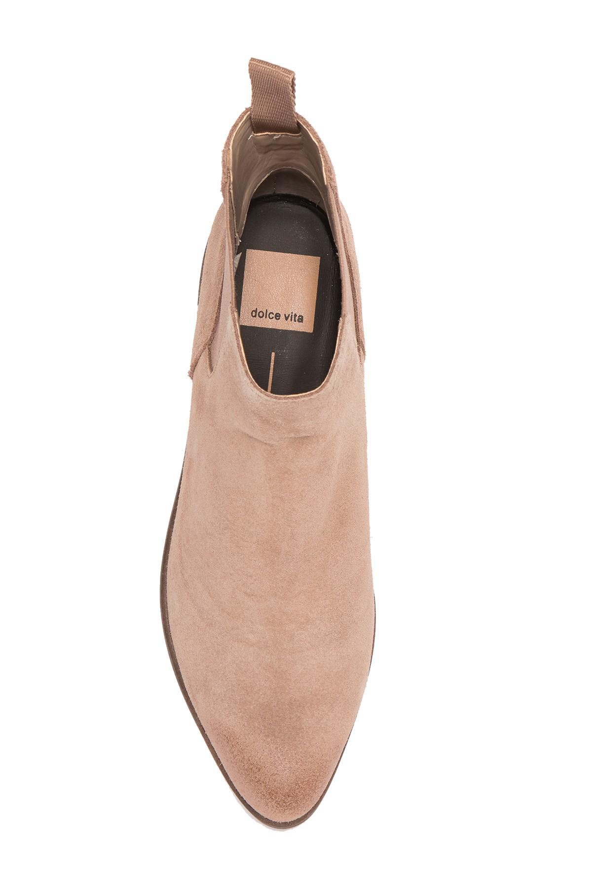dolce vita cord suede chelsea boot