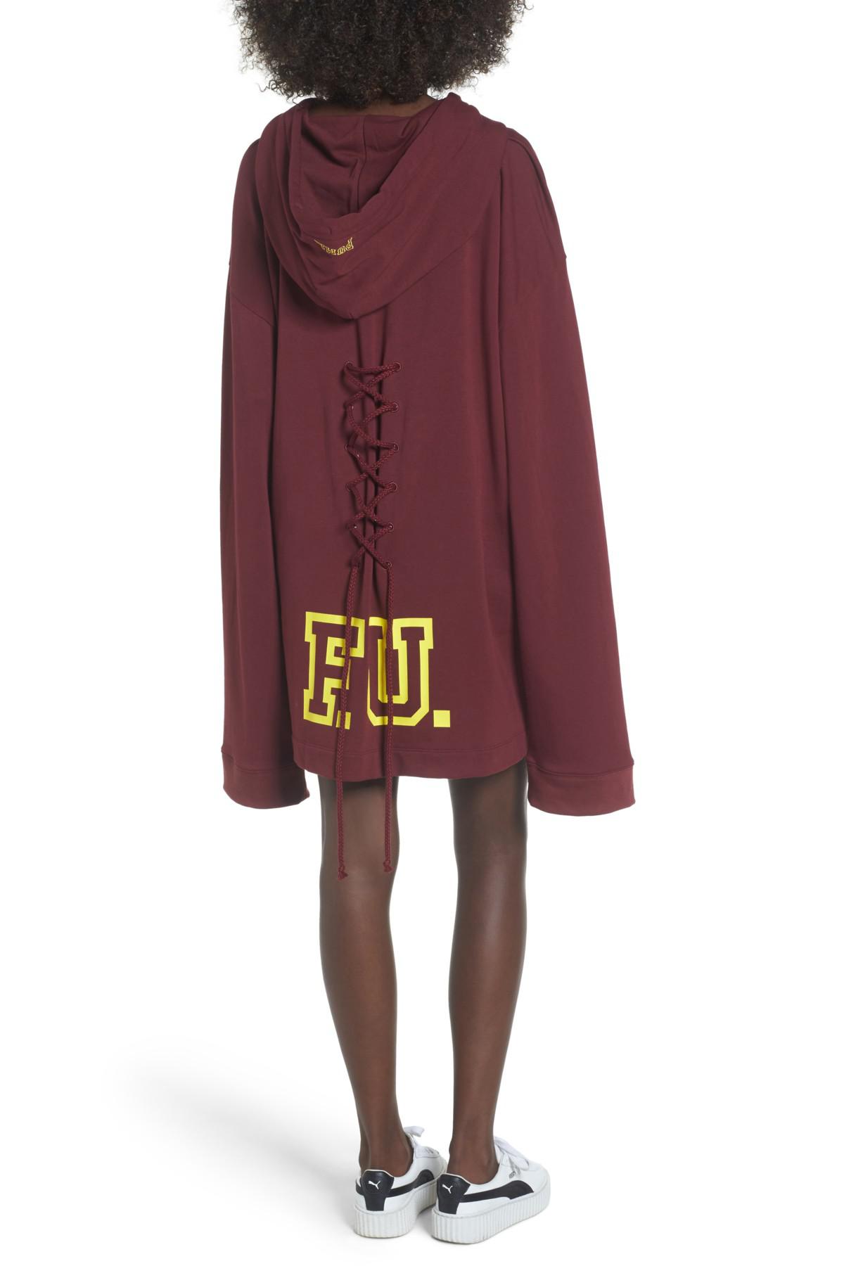 puma longline hoodie