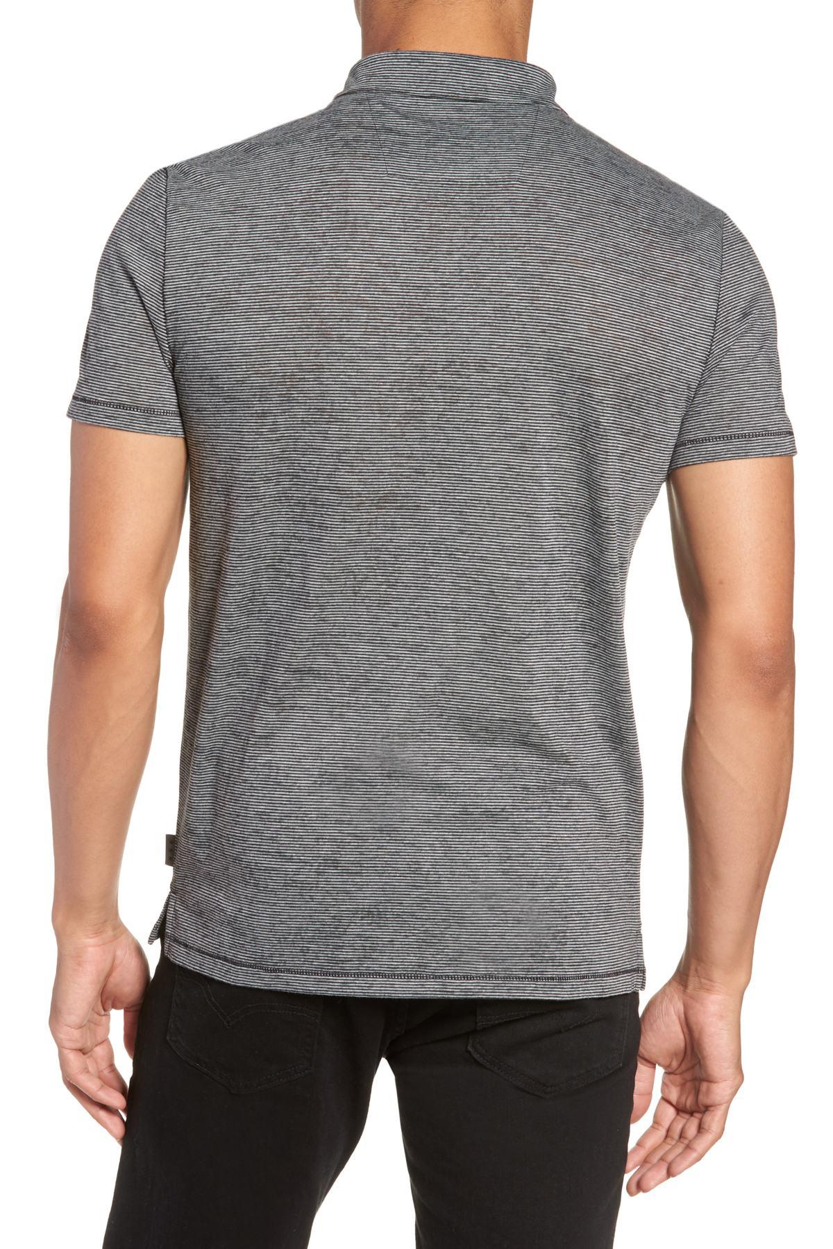 Download John Varvatos John Varavtos Star Usa Burnout Slim Fit Polo ...
