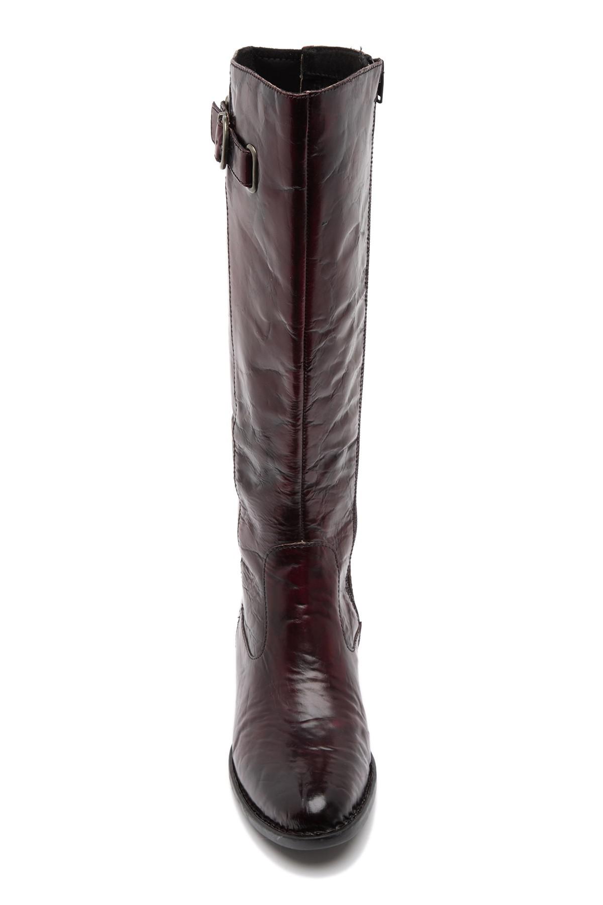 born cort leather knee high boot