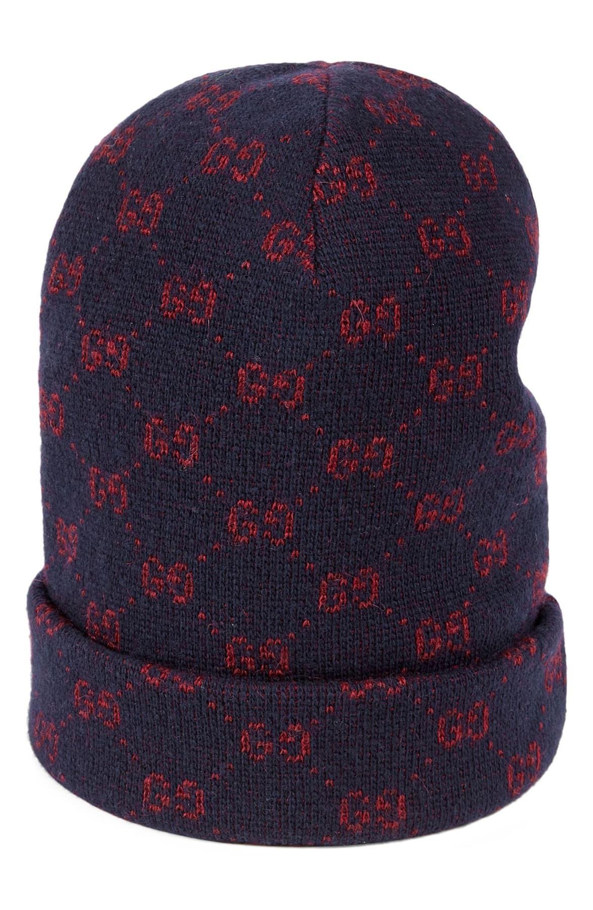 Gucci GG Wool Hat in Blue for Men | Lyst