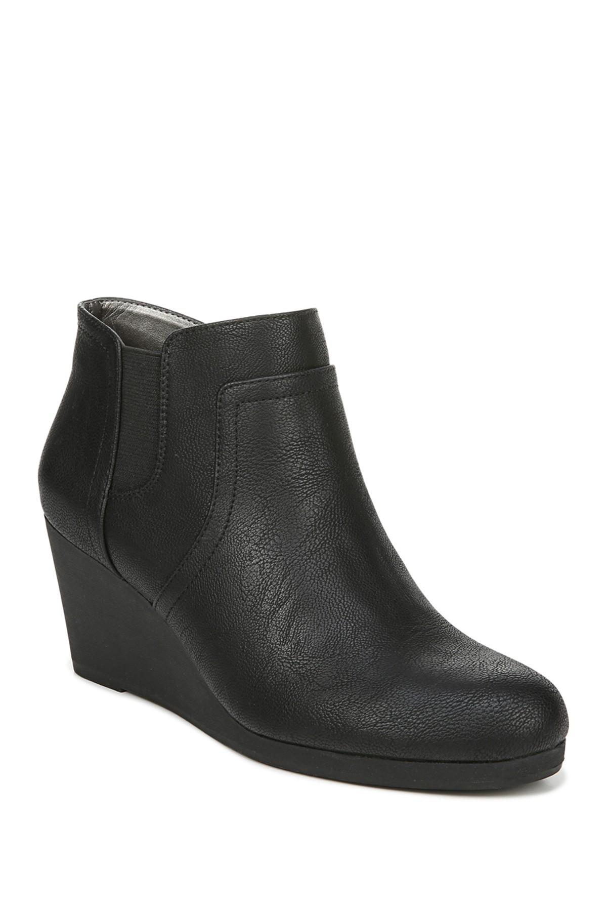 lifestride wedge booties