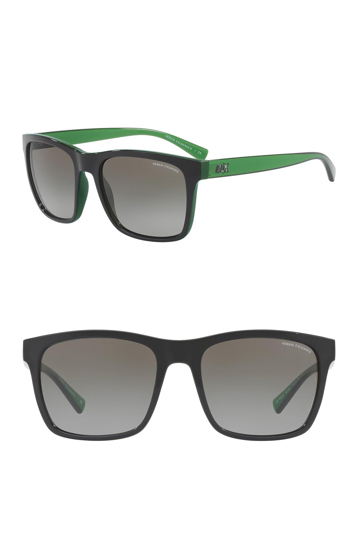 armani sunglasses green