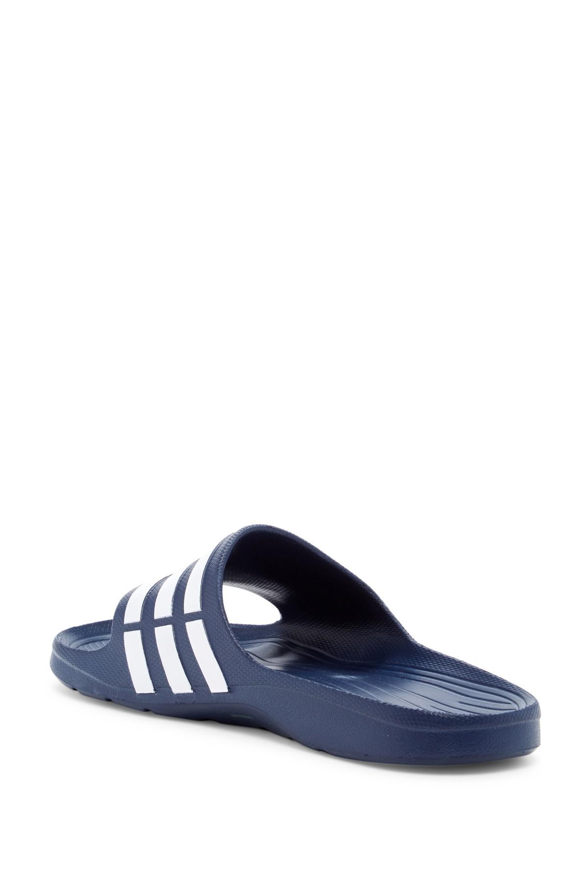 adidas sandals for men blue