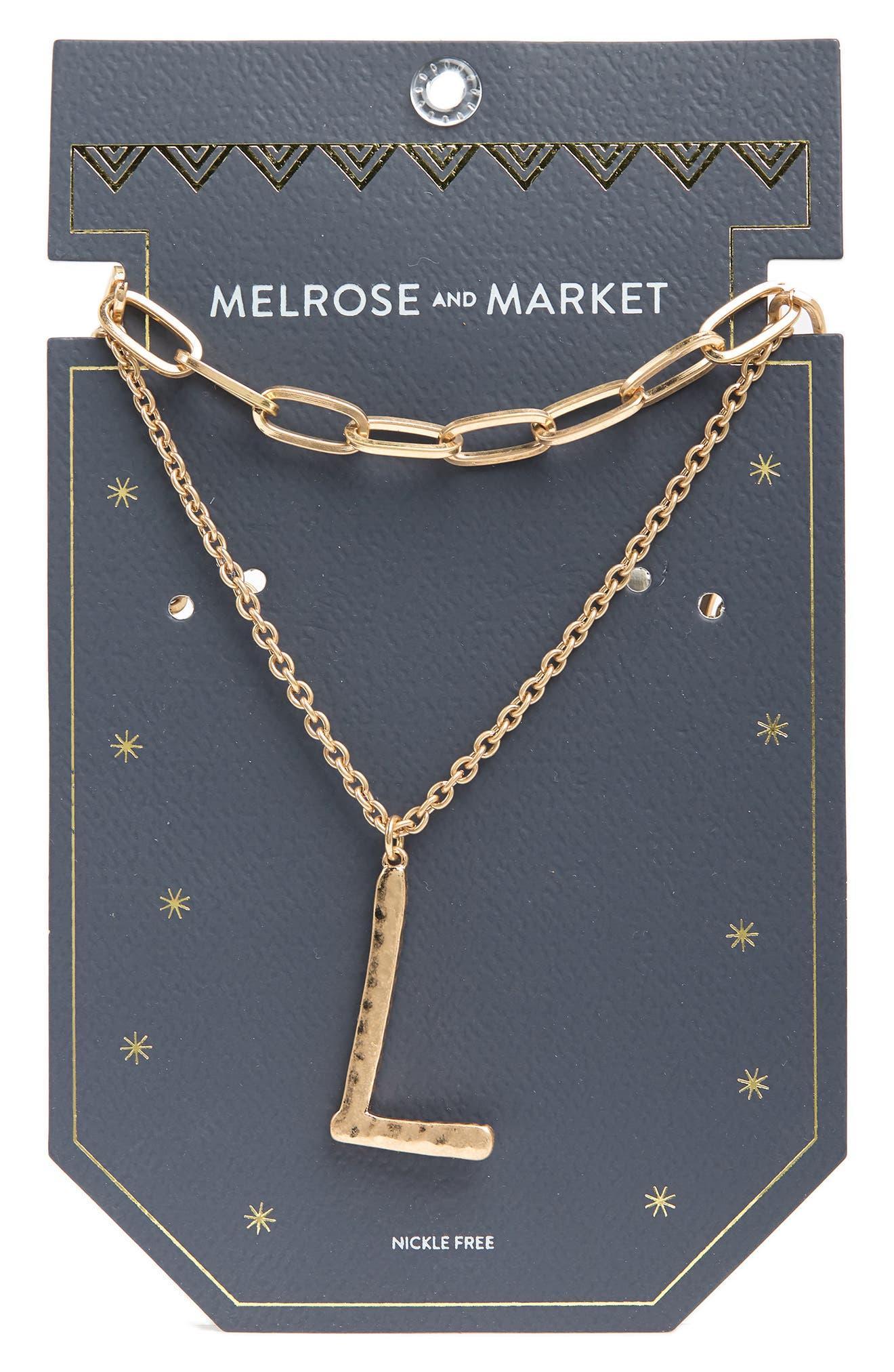 BaubleBar Bubble Initial Necklace | Nordstrom