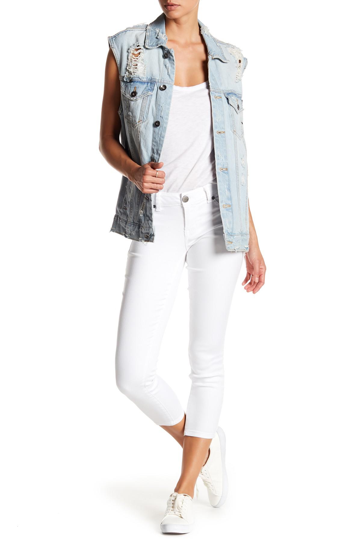 1822 white jeans