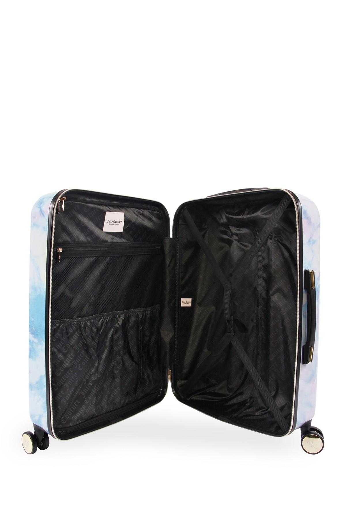 juicy couture vivian 3 piece hardside spinner luggage set