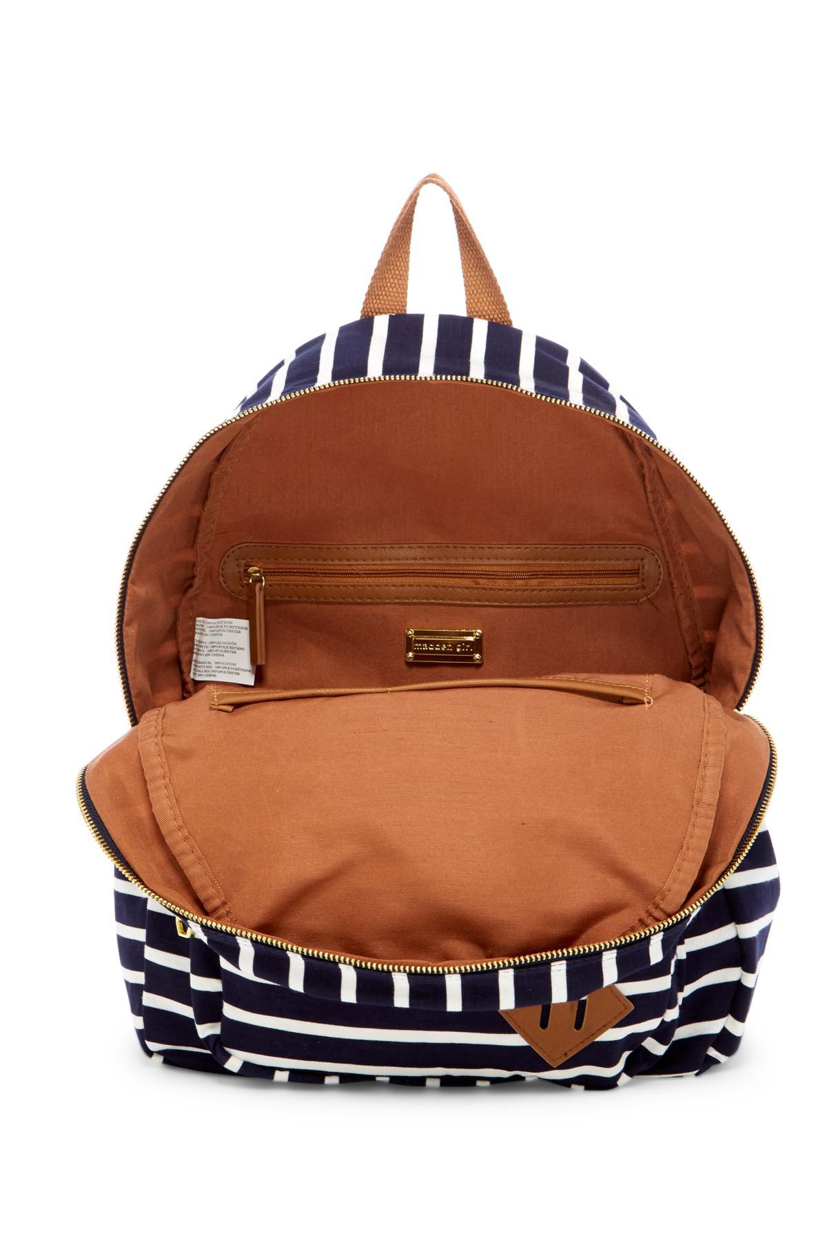 Madden Girl Jersey Striped Weekender Bag