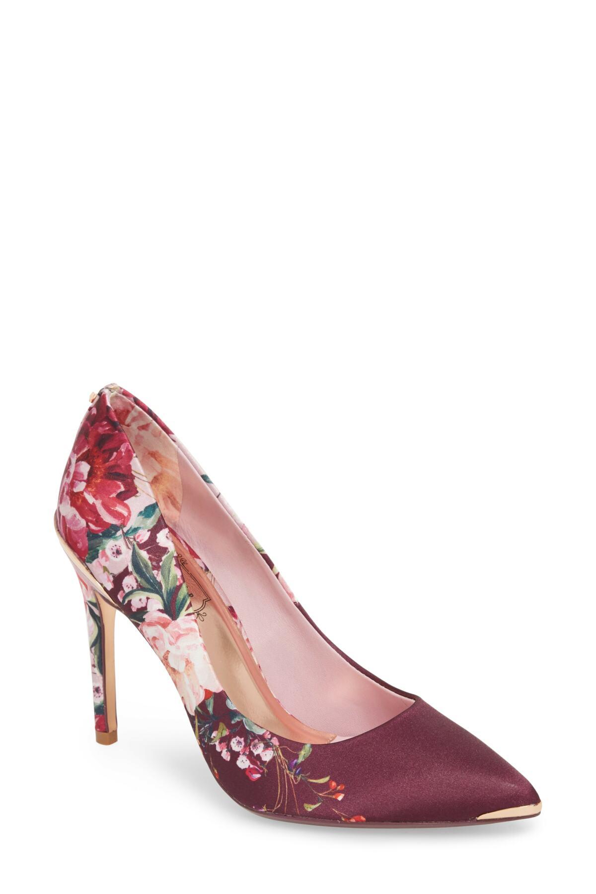 Ted Baker Satin Kawaap 2 Pump in Pink 