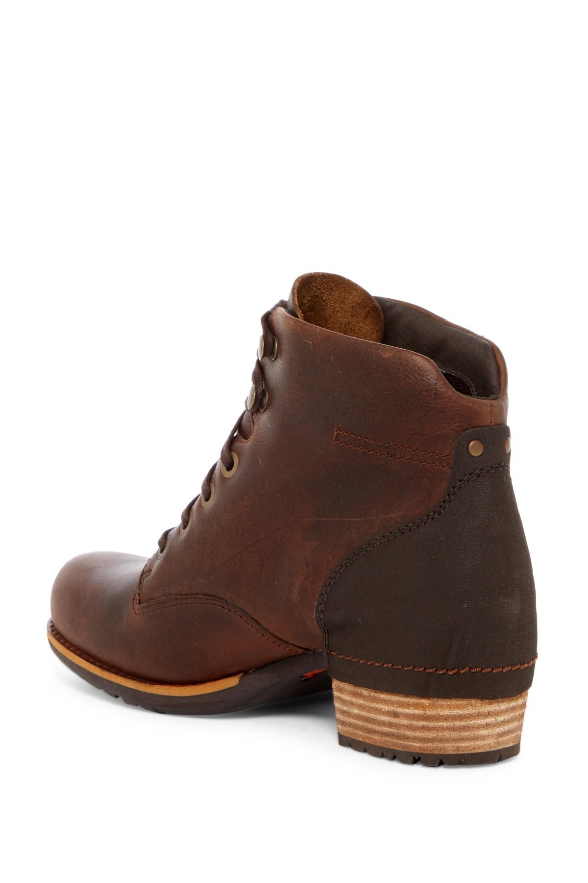 Merrell Shiloh Leather Lace-up Boot in Brown | Lyst