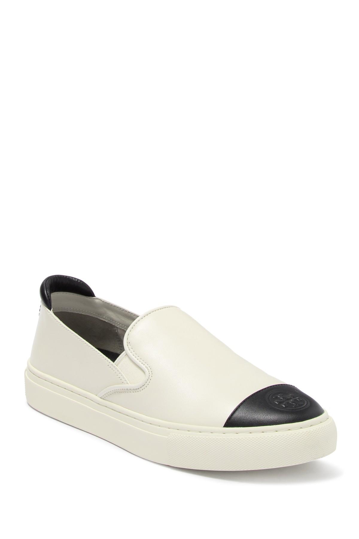 Tory Burch Leather Color Block Slip-on 