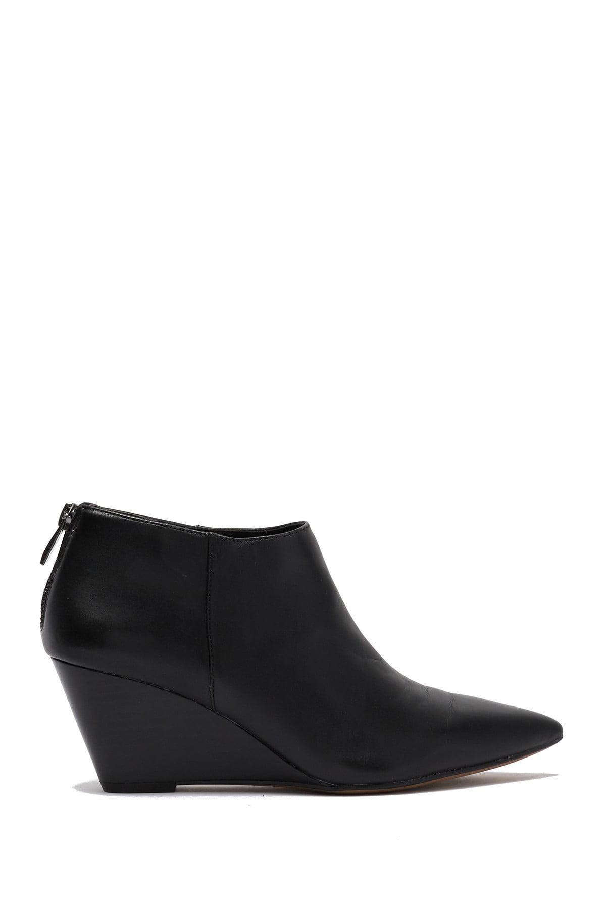 Franco Sarto Adrienne Pointed Toe Leather Bootie In Black Lyst Franco Sarto Adrienne Pointed Toe Leather Bootie In Black Lyst