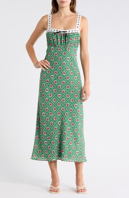 Designer Emerald Green Empire Waist Dress for Women - Up to 62% off | Lyst