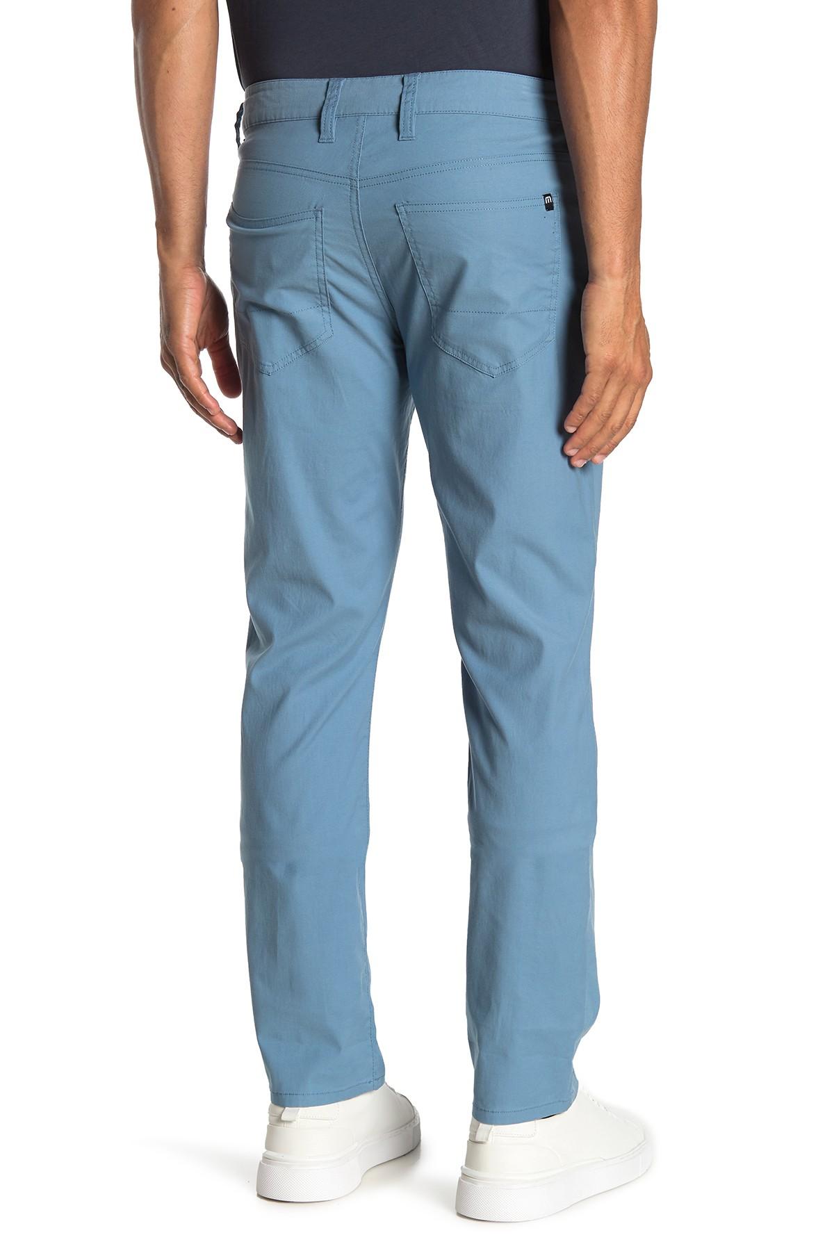 Travis Mathew Cotton Trifecta Tailored Fit Pants in Blue for Men - Lyst