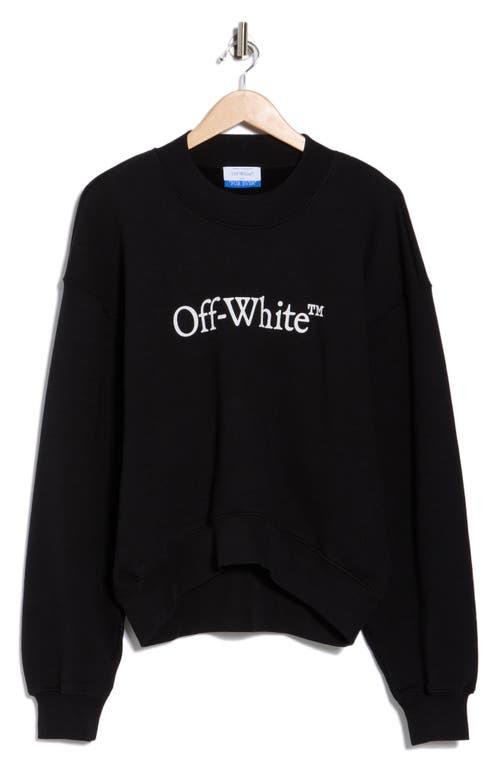 スウェット・トレーナー Off White Black cotton sweatshirt off white オフホワイト OFF-WHITE トレーナー スウェット