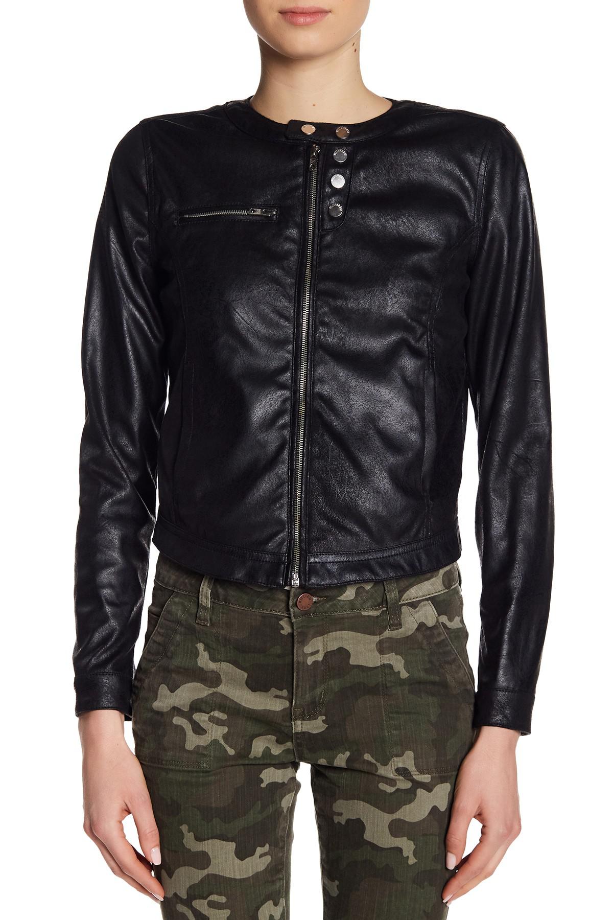 Lyst William Rast Rogue Revolution Moto Jacket In Black View Fullscreen
