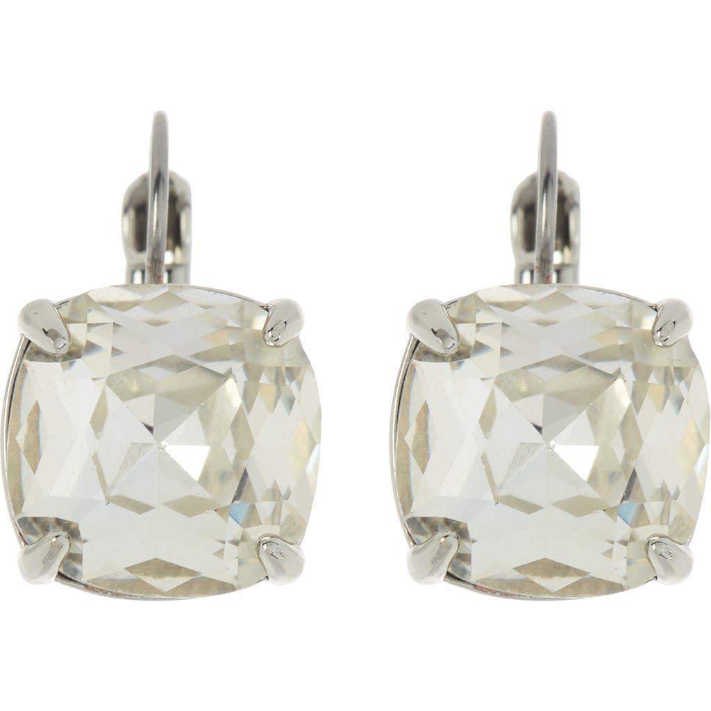 Kate Spade Square Cubic Zirconia Lever Back Earrings in Metallic Lyst