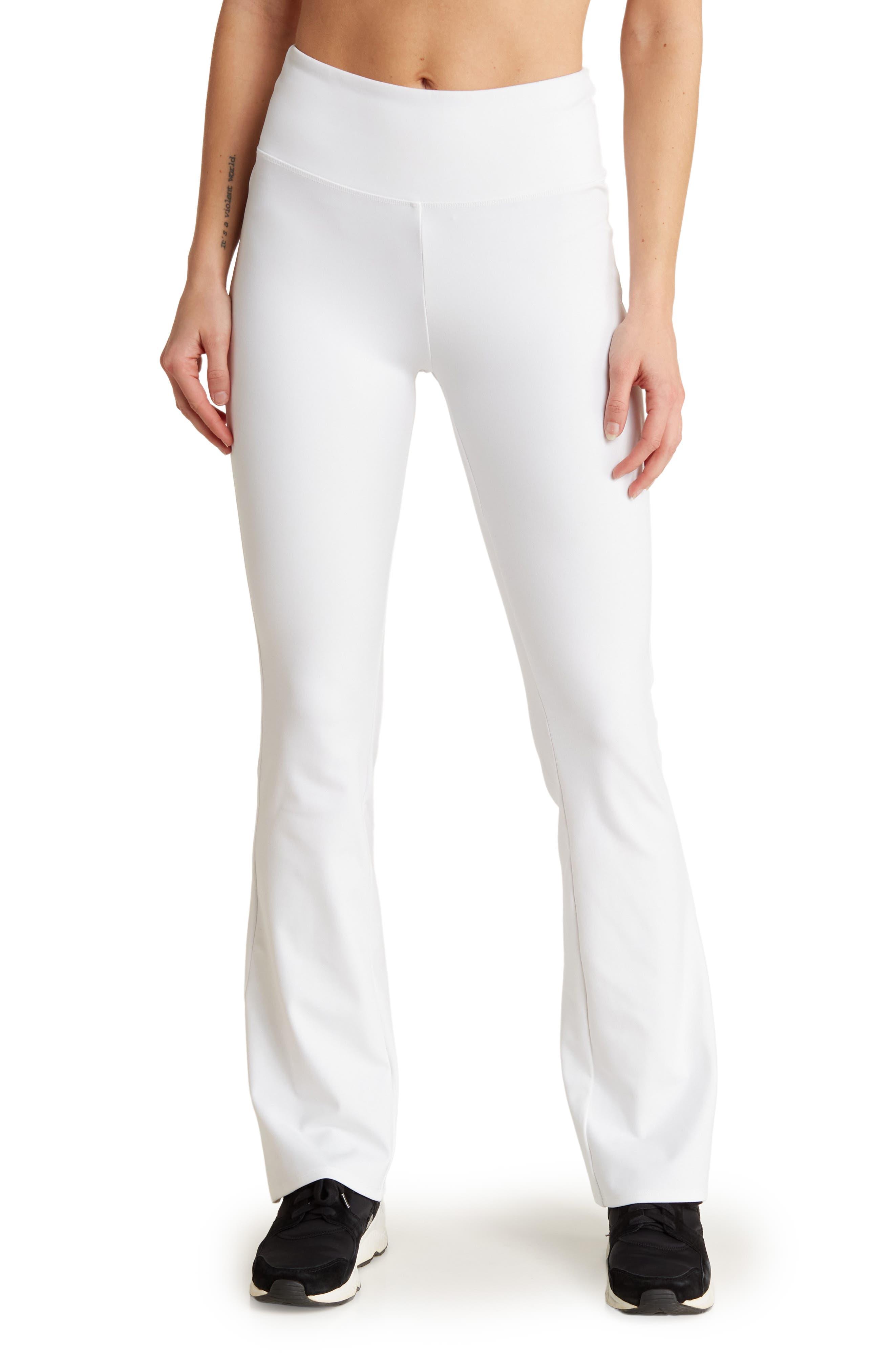 Gottex High Waist Bootcut Leggings in White | Lyst