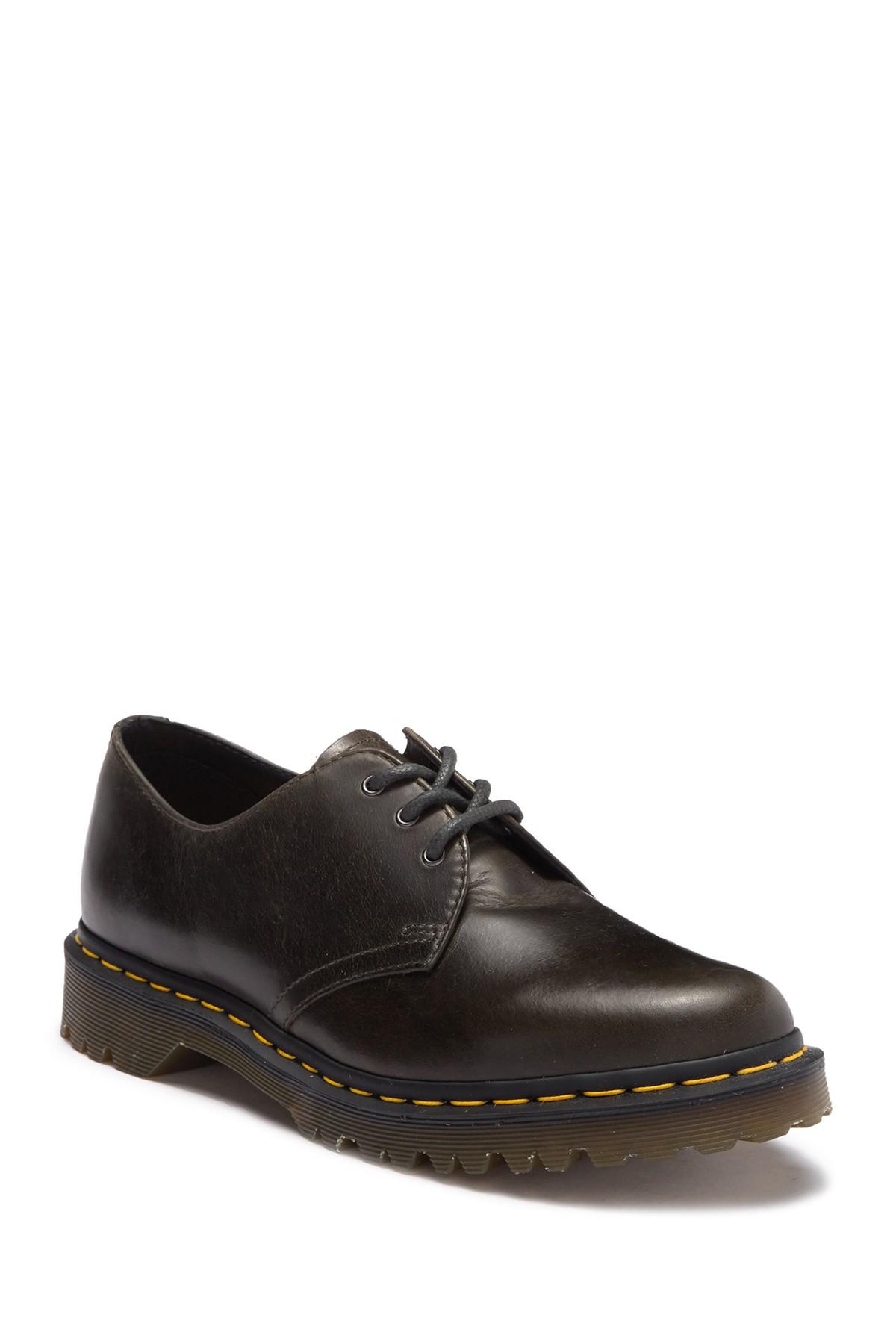 Dr. Martens 1461 Lace Leather Derby in Dark Taupe (Brown) for Men - Lyst