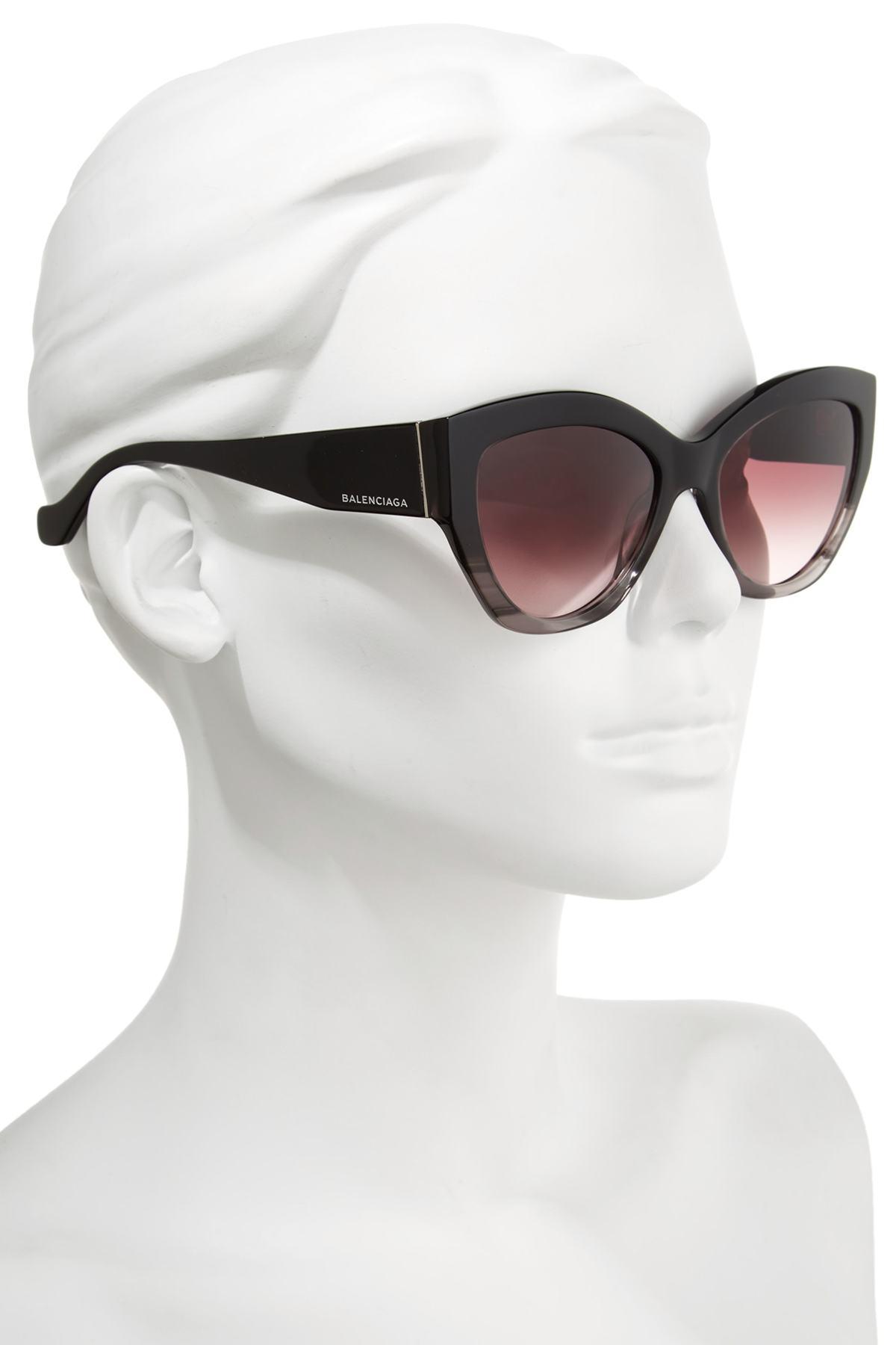 Balenciaga 56mm Cat Eye Sunglasses Lyst