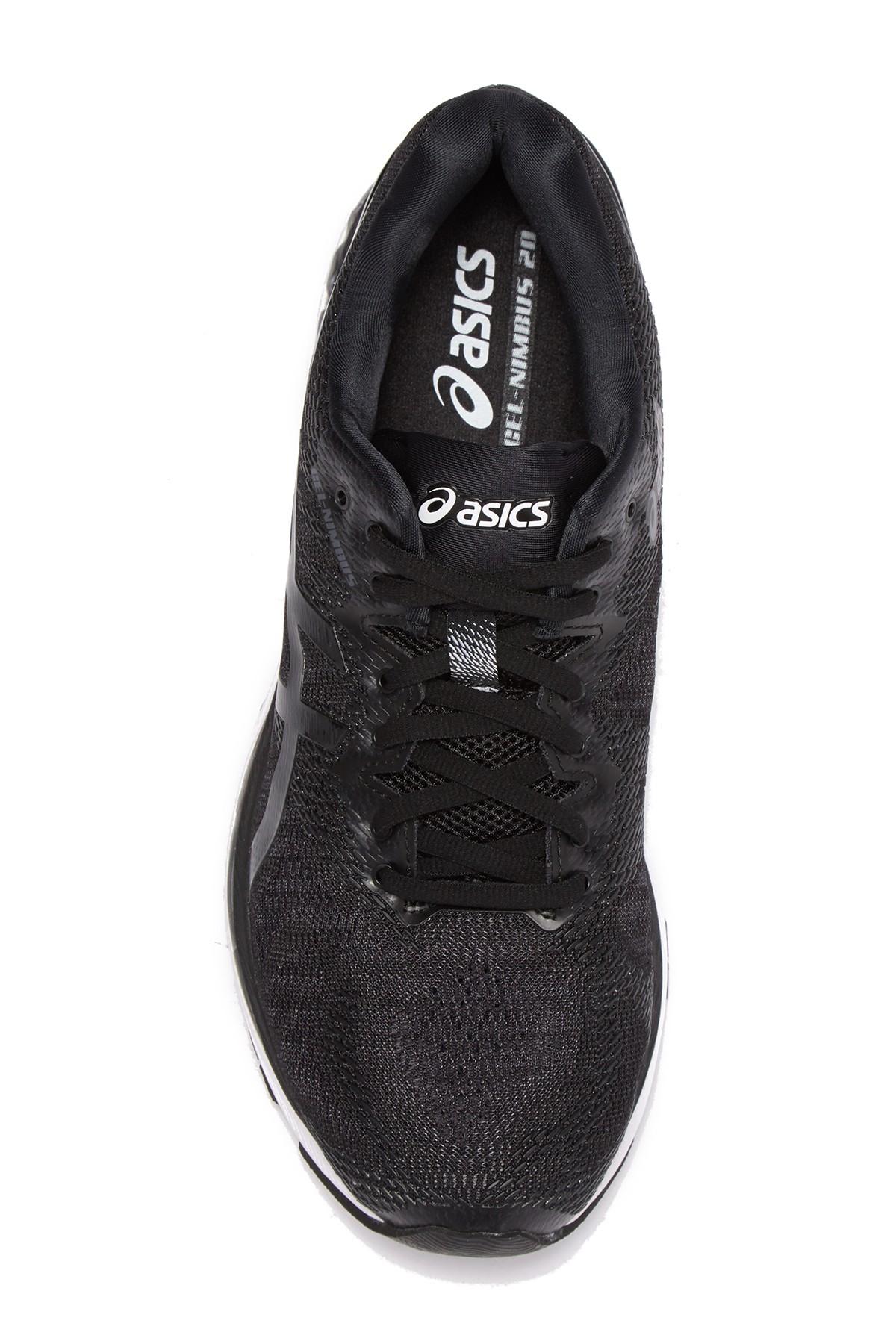 asics gel nimbus 20 black