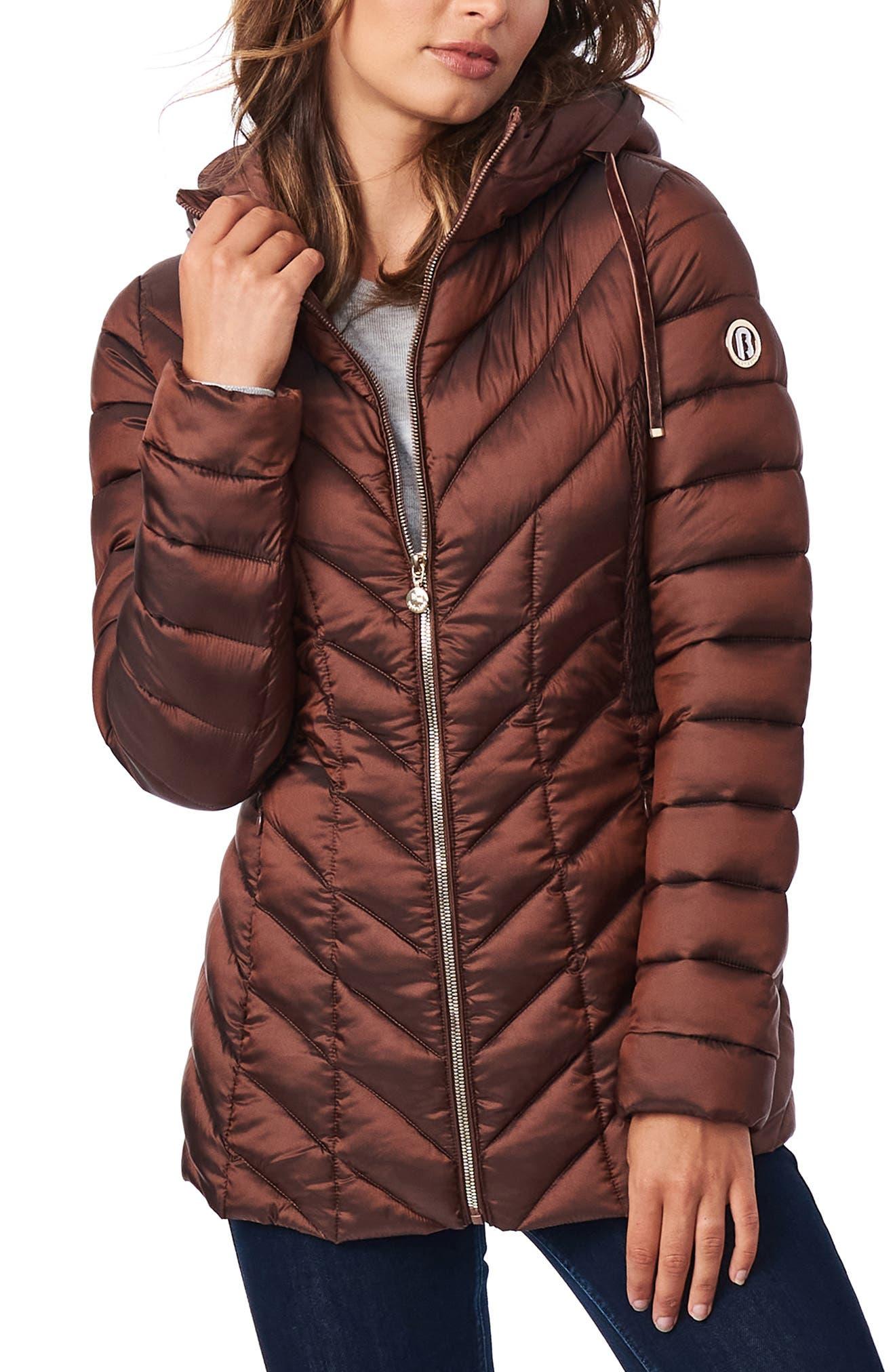 Bernardo packable ecoplume puffer jacket new arrivals