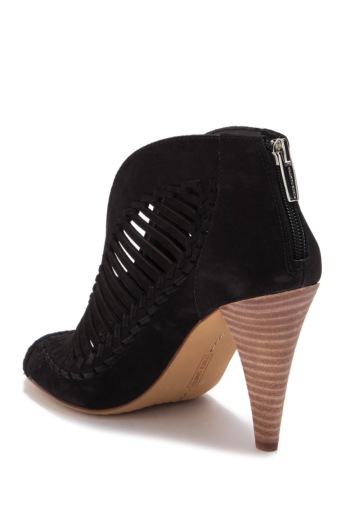 vince camuto acha woven bootie