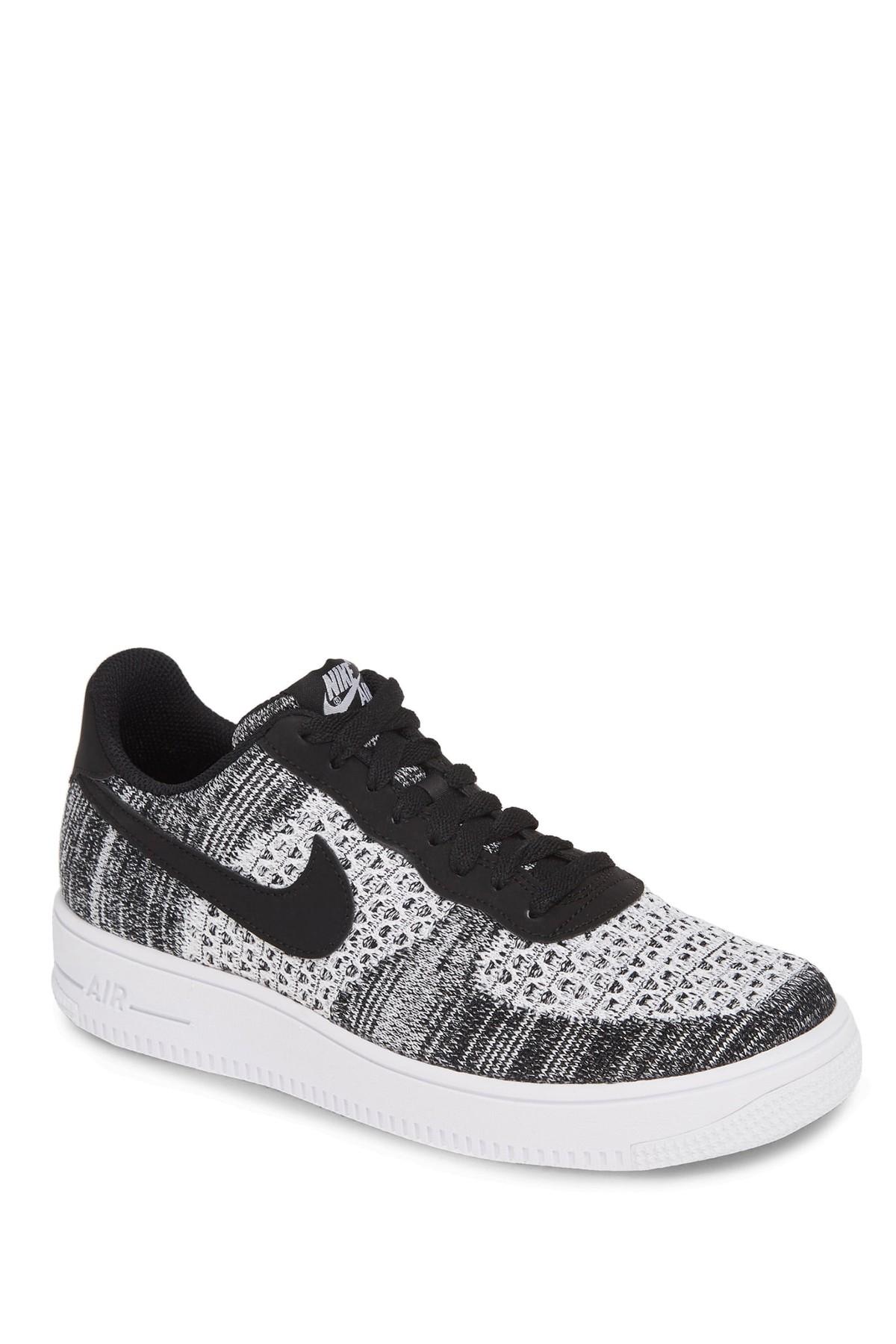 fear Sanction Mangle Nike Rubber Air Force 1 Flyknit 2.0 Trainers in Black for Men | Lyst