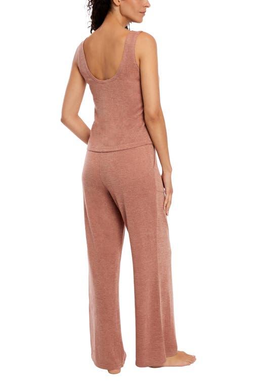 Danskin 3 Piece Heather Knit Pajamas in Red Lyst