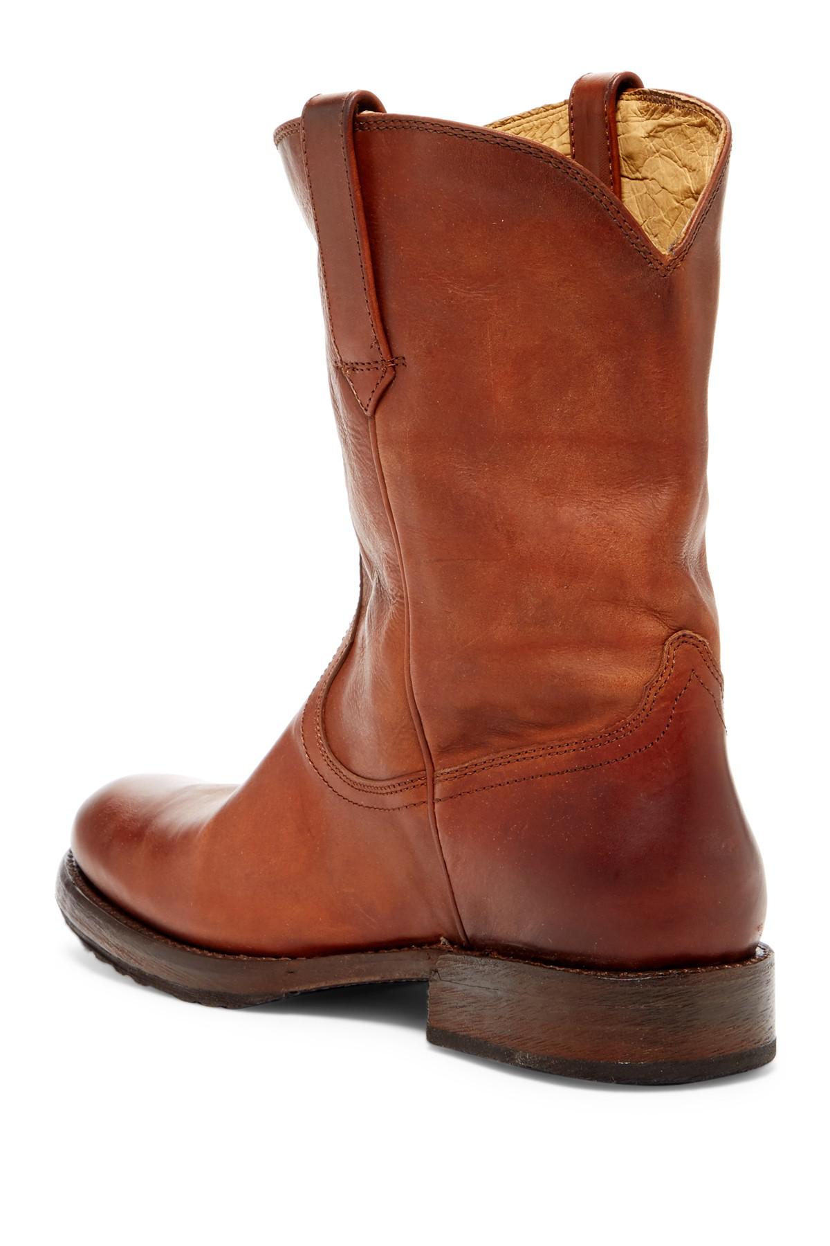 Frye Leather Duke Roper Boot in Brown for Men Lyst