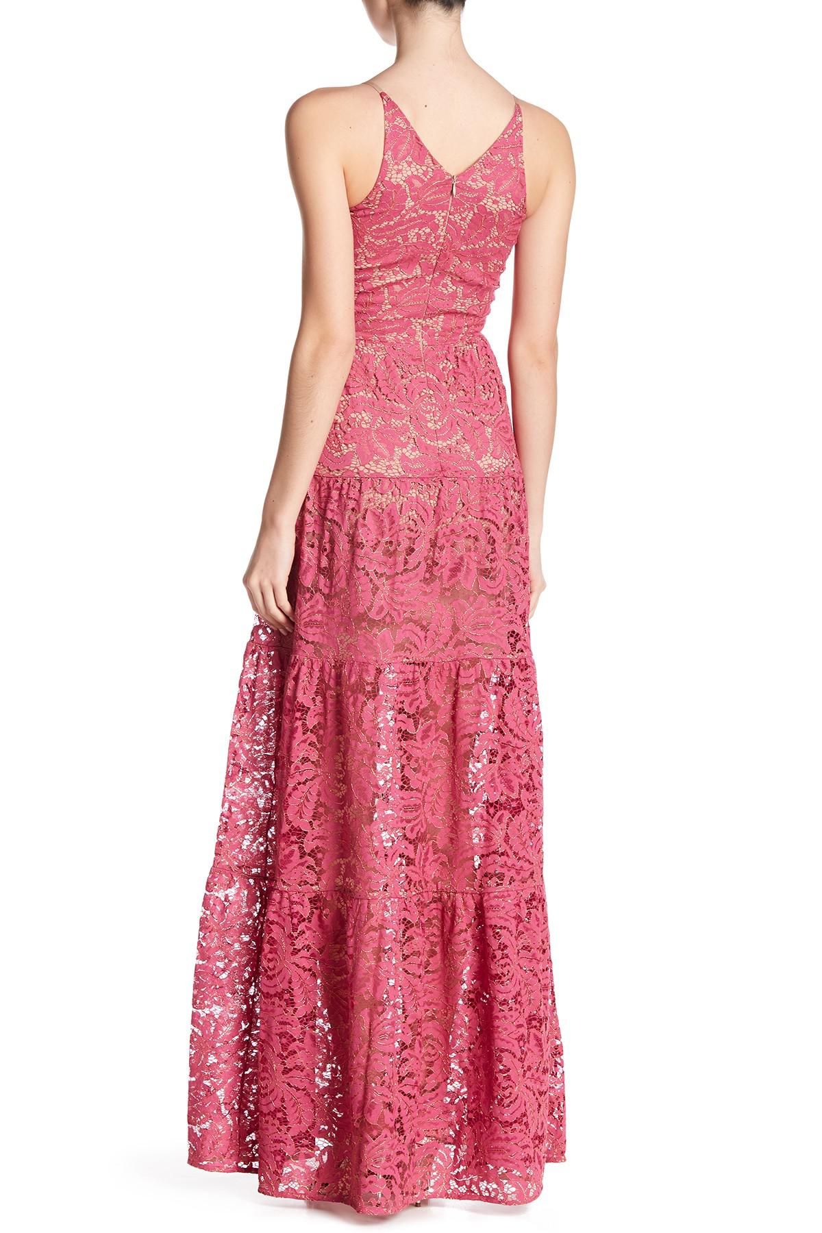 blue melina lace maxi