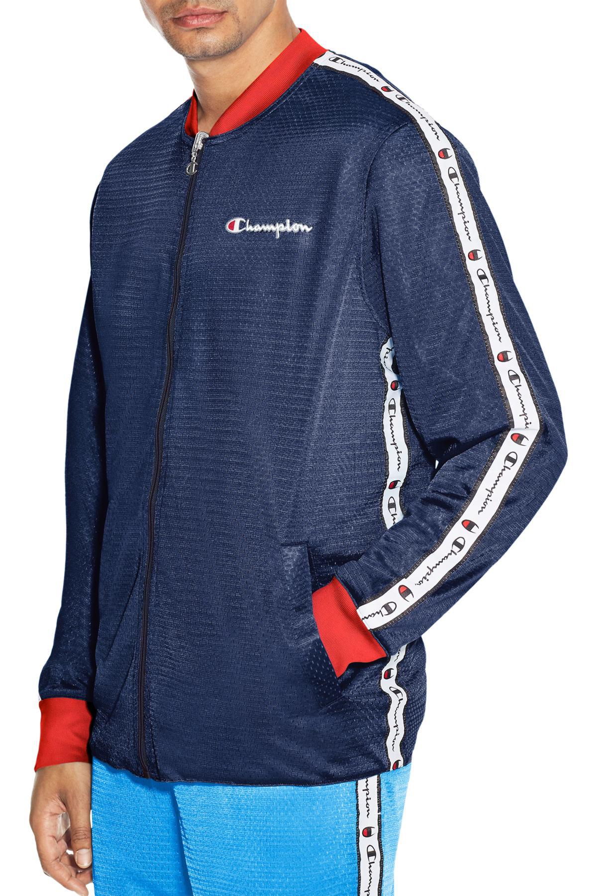 champion reversible mesh jacket