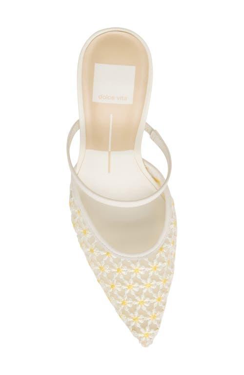 Dolce Vita Noriah Floral Pump in White | Lyst