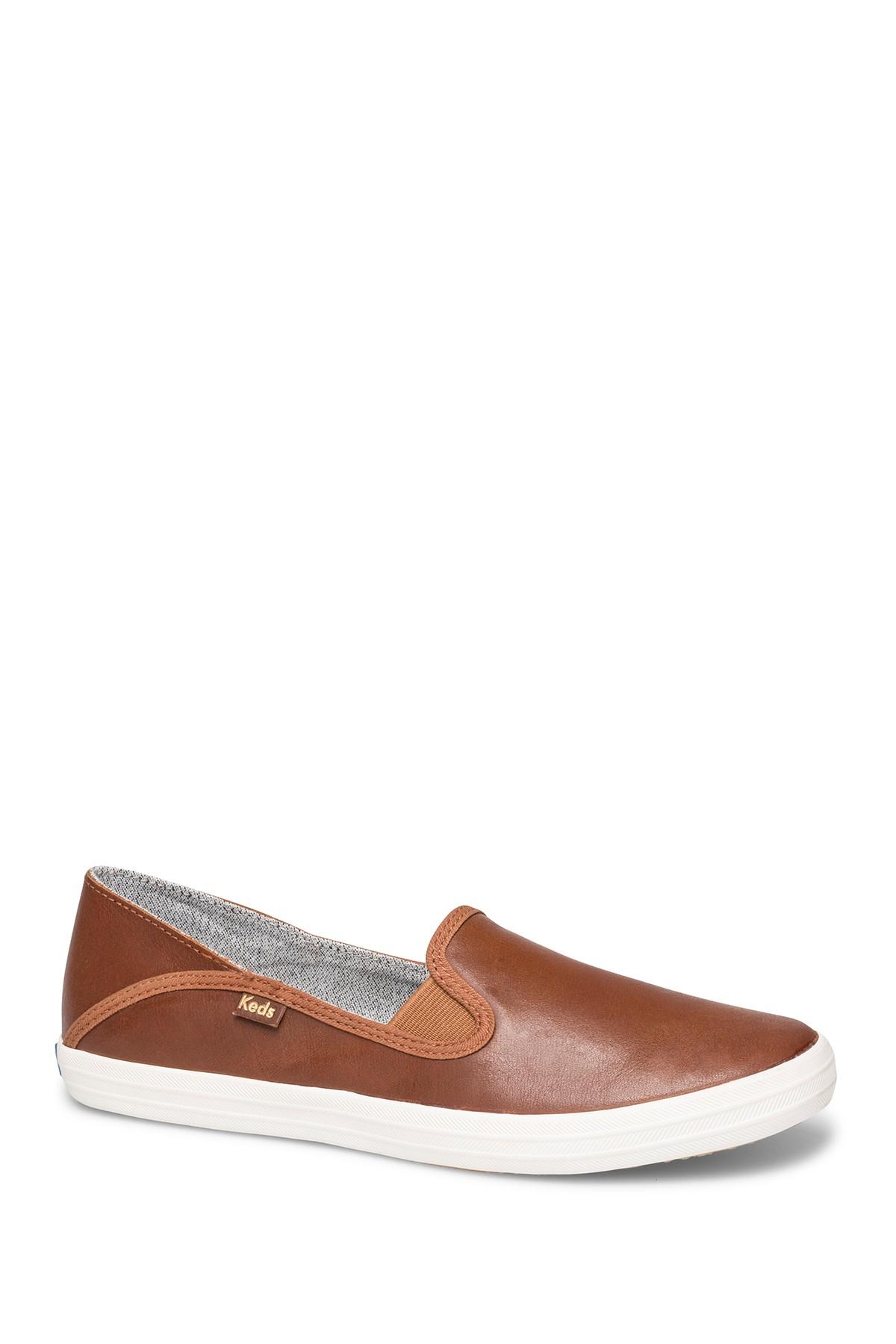 keds cognac slip on