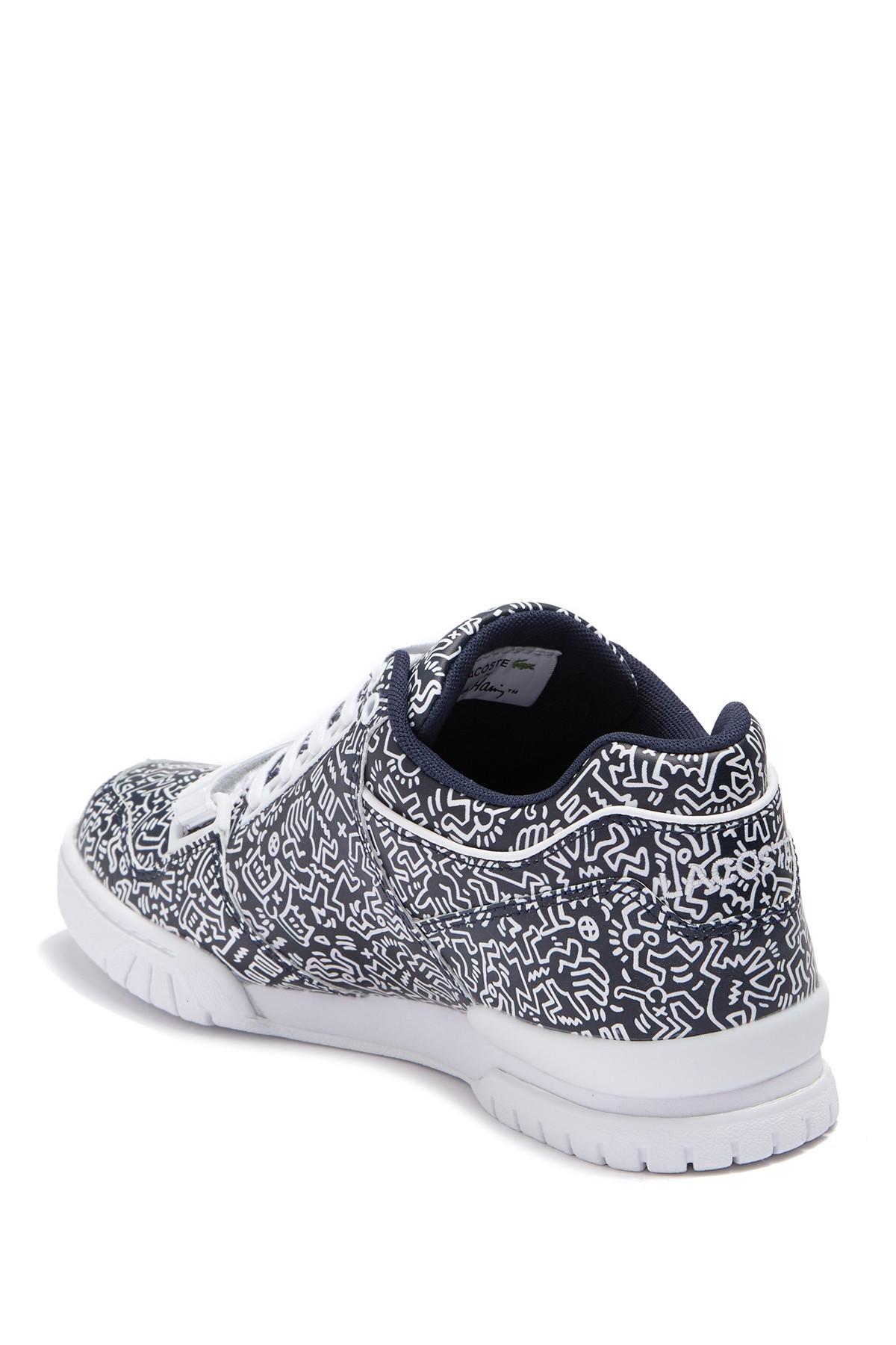 lacoste keith haring sneakers