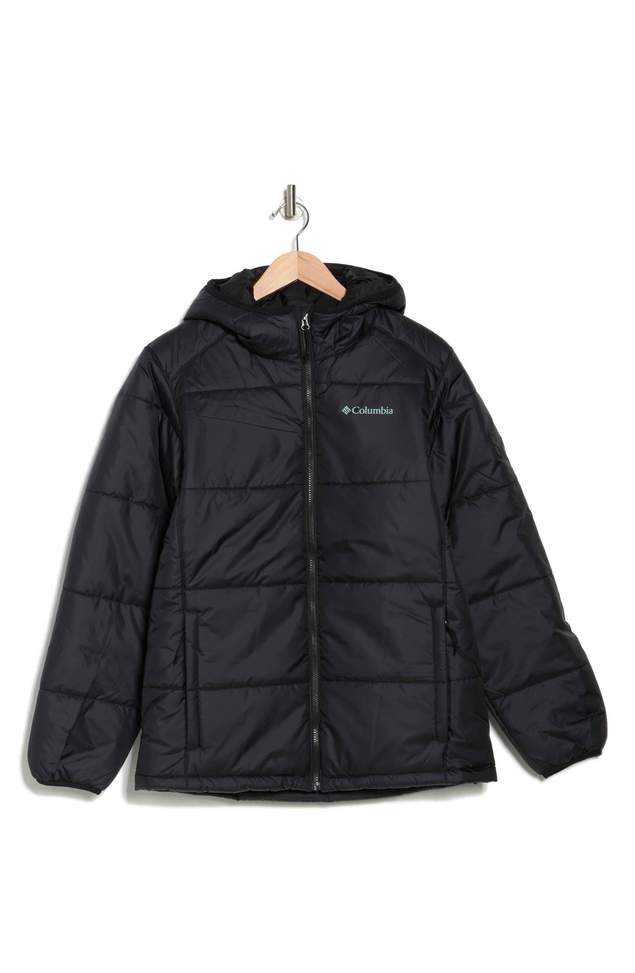 Columbia Great Bend Hooded Insulated Puffer Jacket In Black At Nordstrom  Rack for Men | Lyst