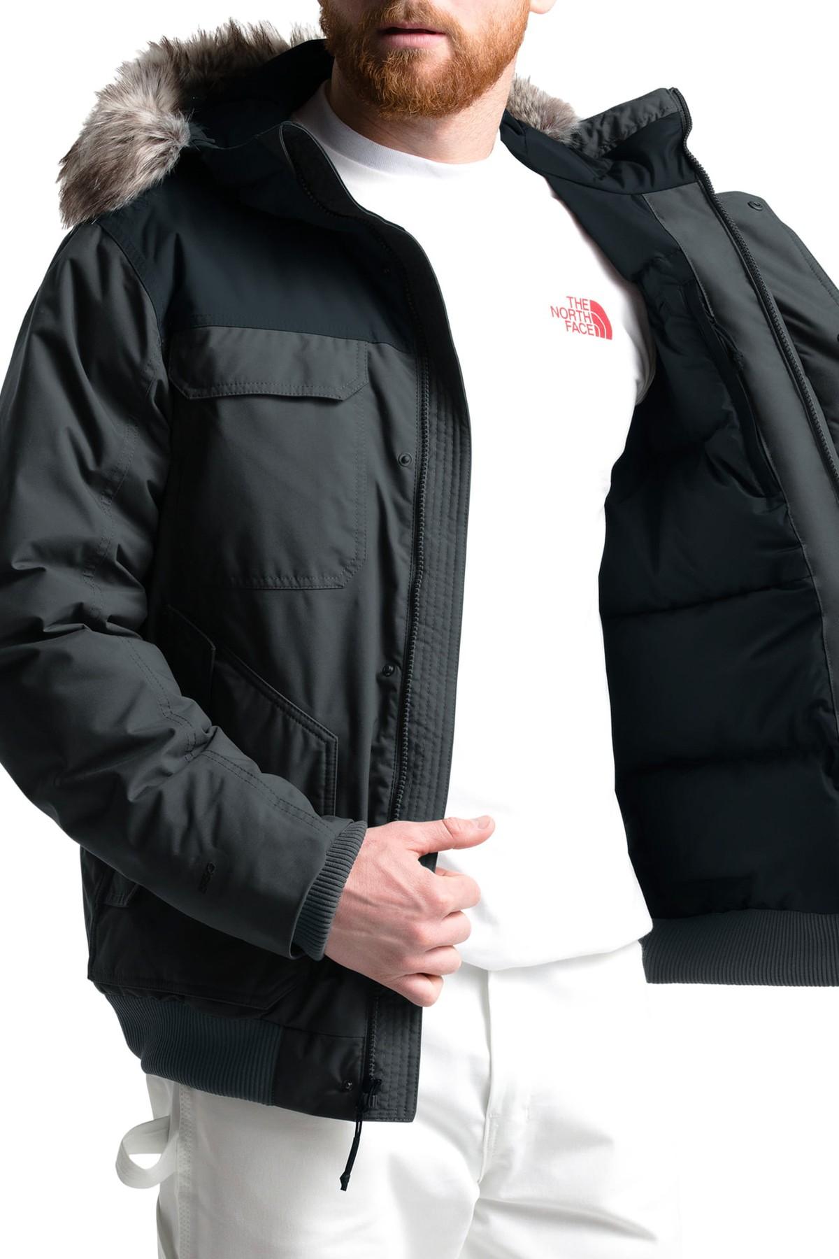 The North Face Gotham Iii Faux Fur Trim Waterproof Down Jacket in Black for Men Lyst