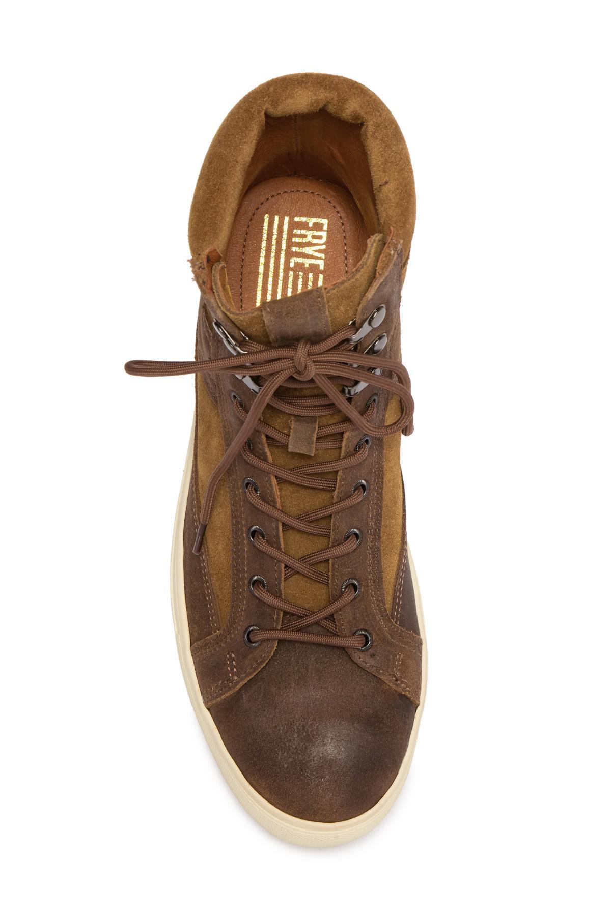frye walker infantry high top sneaker