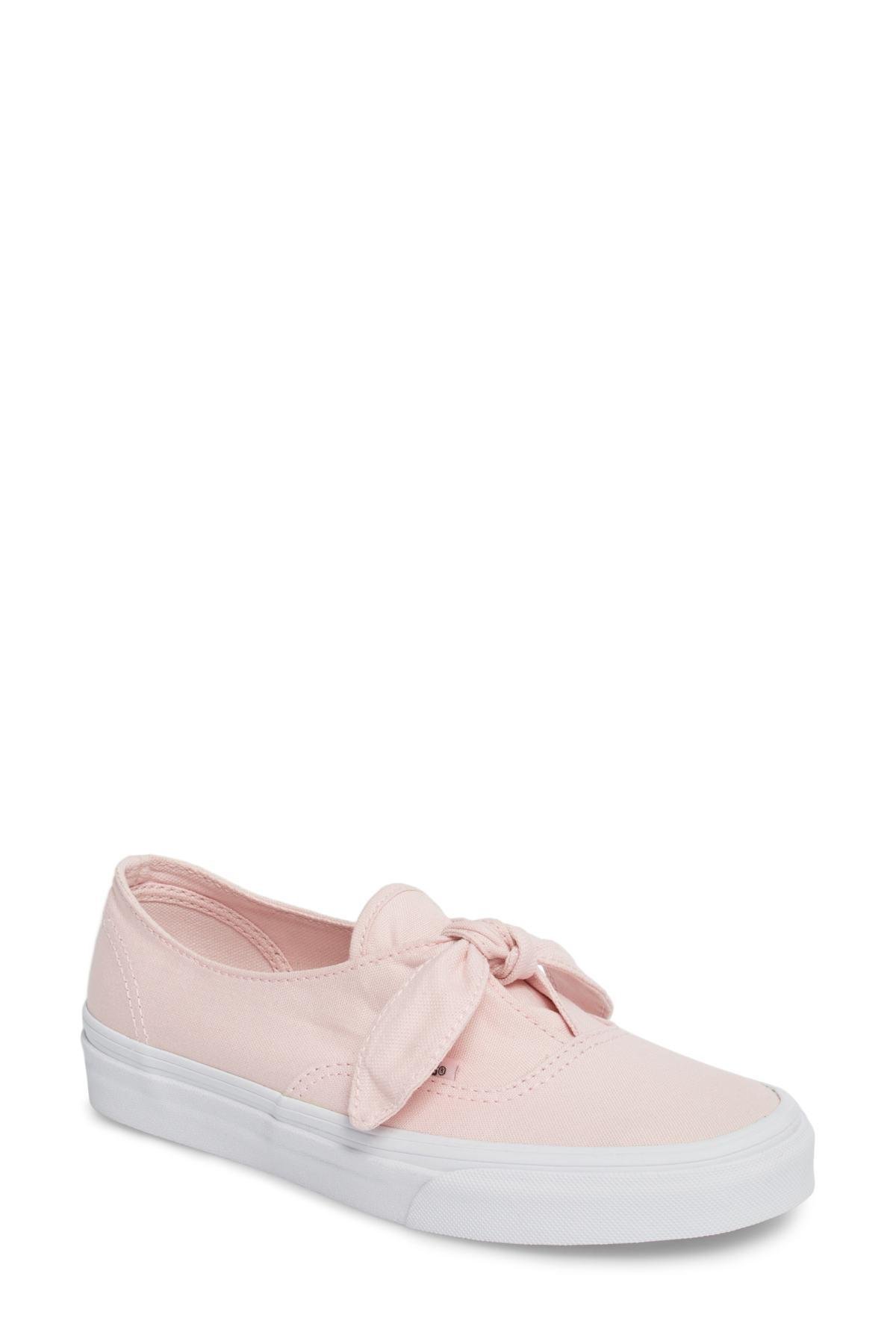 Vans Rubber Ua Authentic Bow Slip-on Sneaker in Pink | Lyst